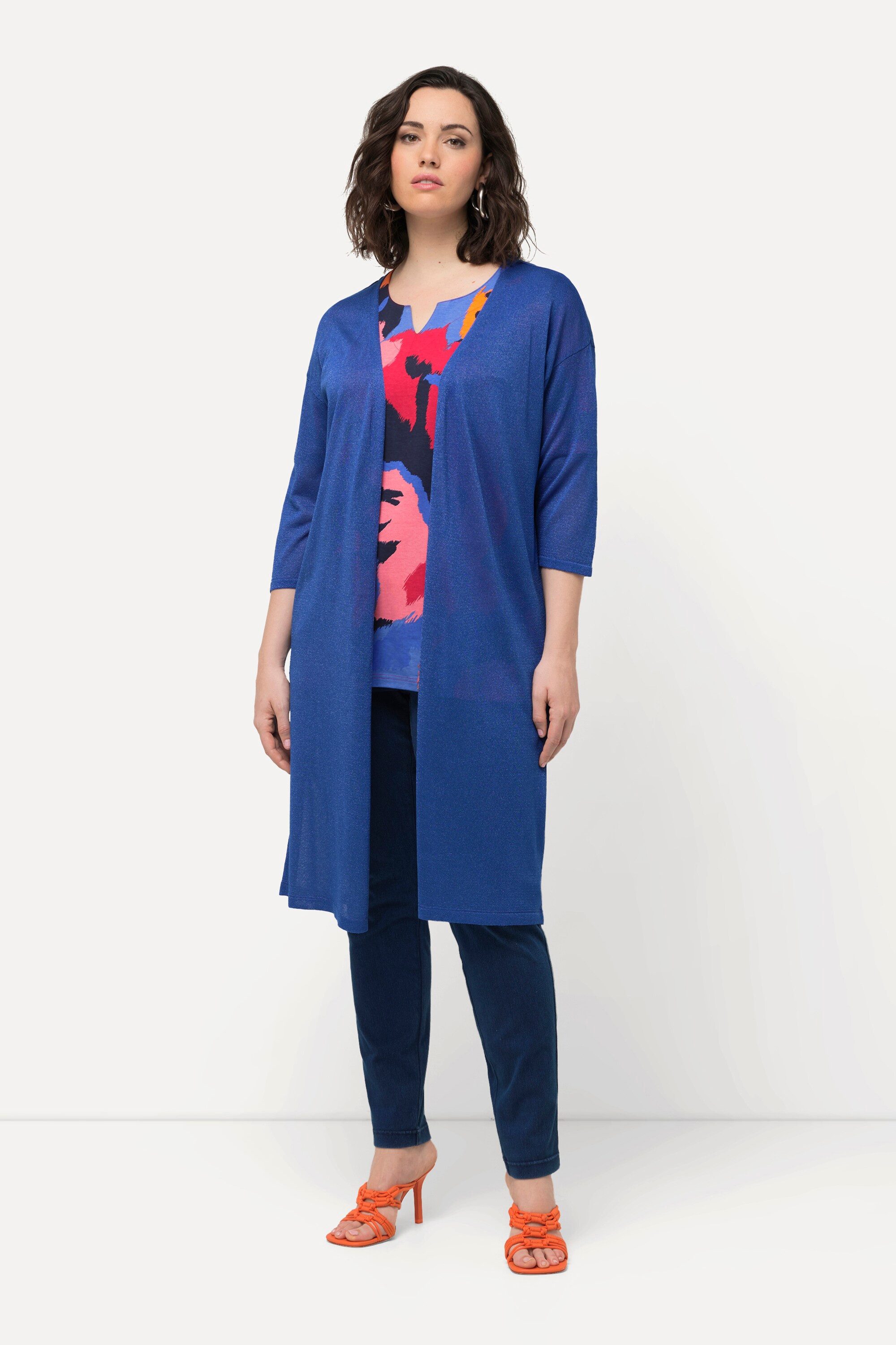 Ulla Popken Strickjacke Strickjacke Glitter offene günstig online kaufen