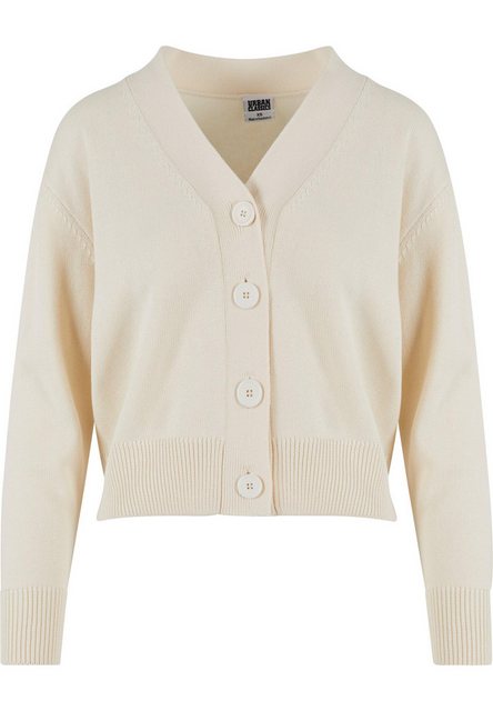 URBAN CLASSICS Strickjacke Urban Classics Damen Ladies Rib Cardigan (1-tlg) günstig online kaufen