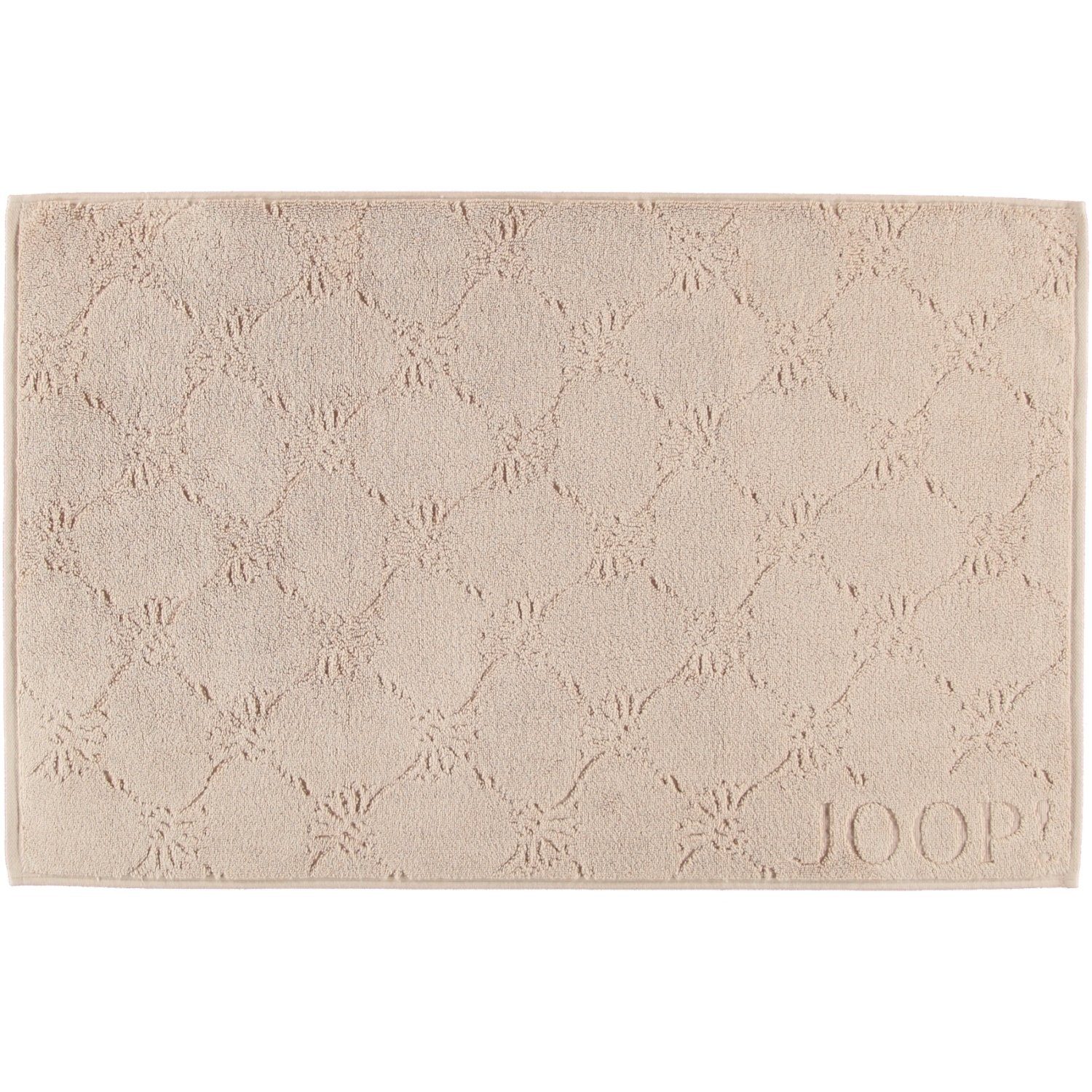 JOOP! Duschmatte Uni Cornflower 1670, 100% Baumwolle, eingewebtes JOOP!-Logo