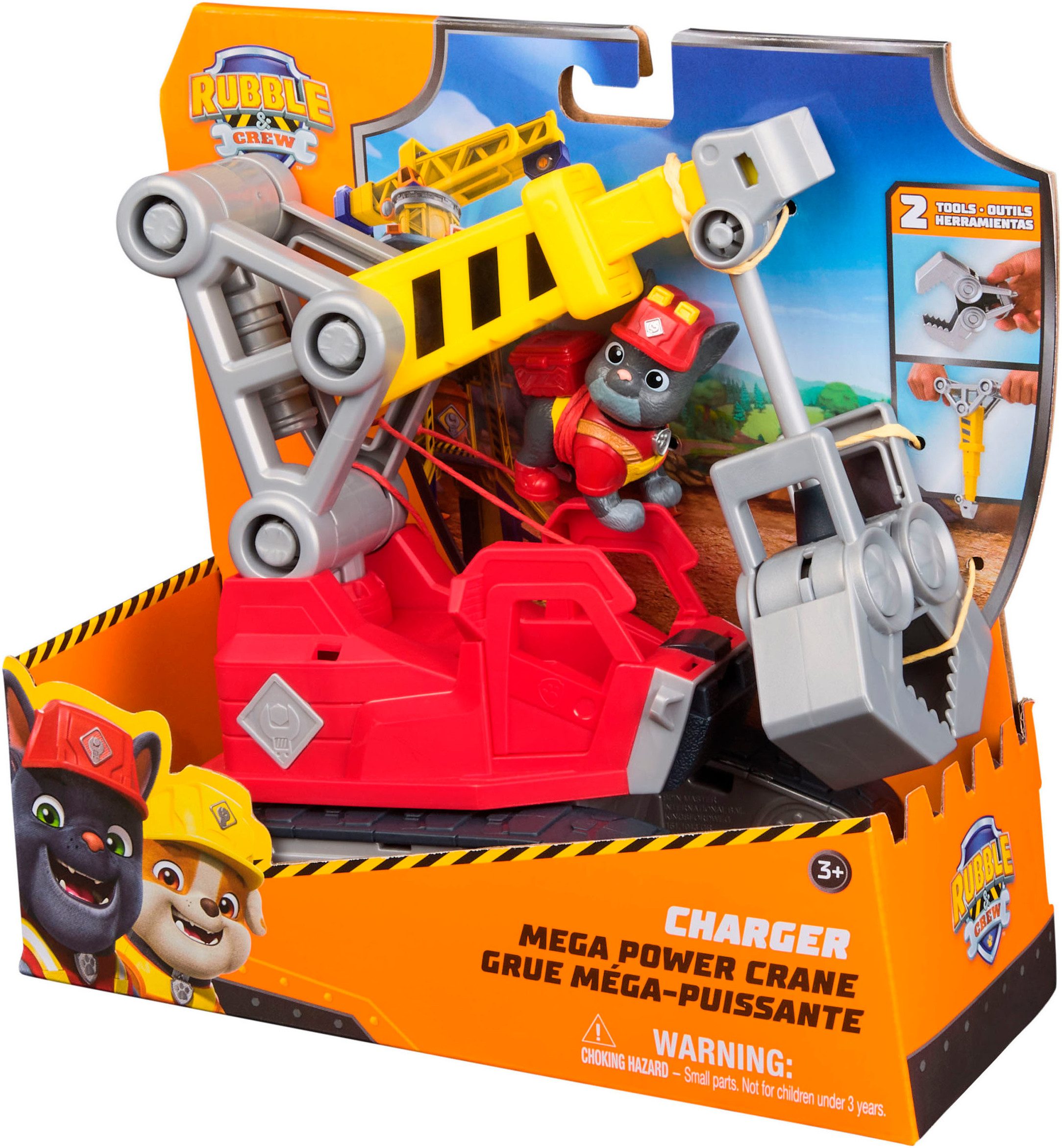 Spin Master Spielzeug-Kran Rubble & Crew - Chargers 2-in-1 Mega Kran günstig online kaufen