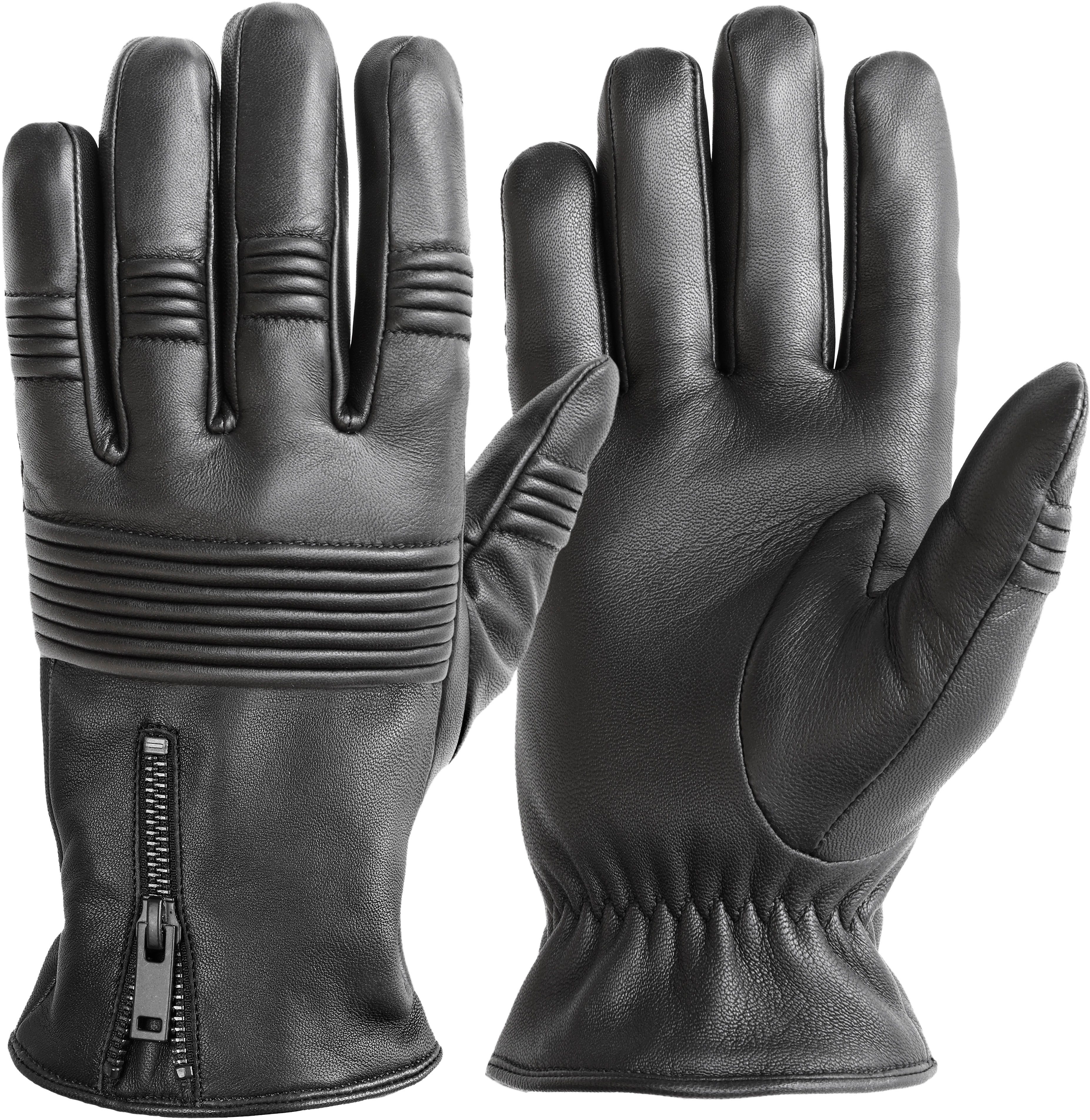 PEARLWOOD Lederhandschuhe mit stilvollen Ziernähten günstig online kaufen