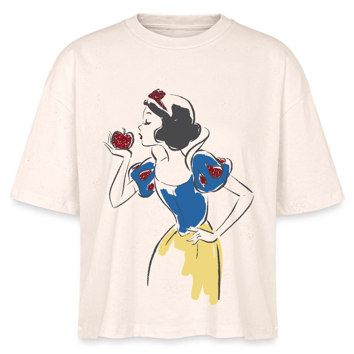 T-Shirt Schneewittchen Vintage Boxy Shirt Damen