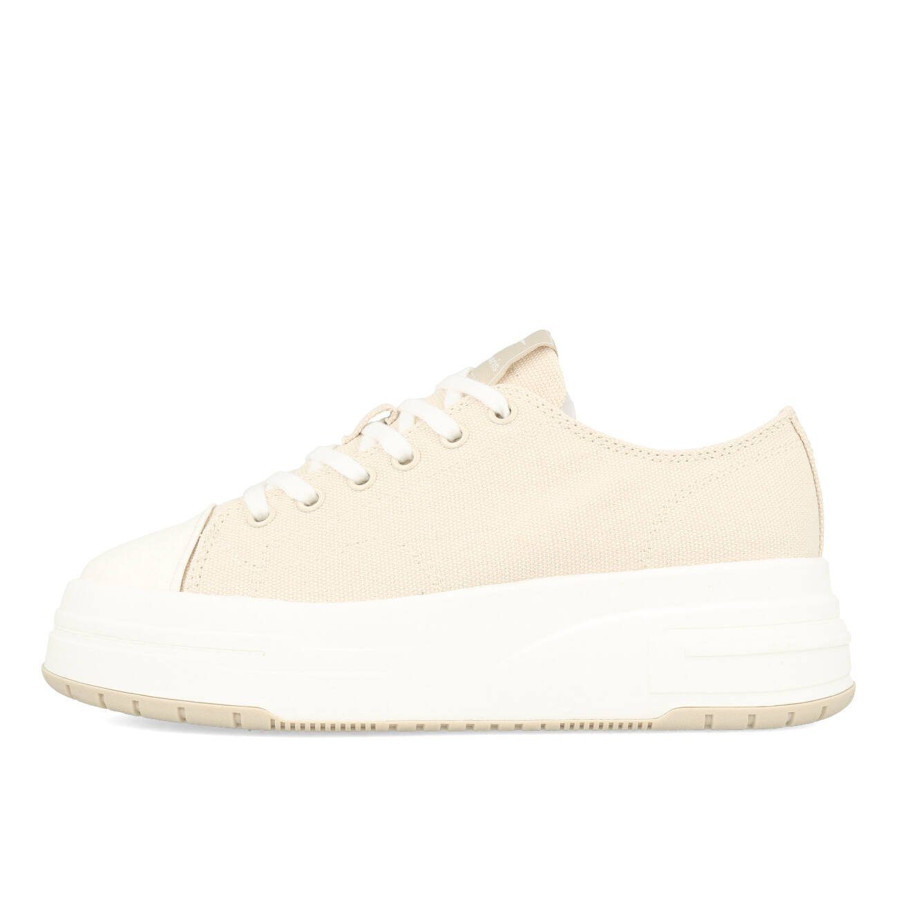 Tamaris 1-23815-20-418 Vegan Plateau Canvas Sneaker Damen Ivory Sneaker