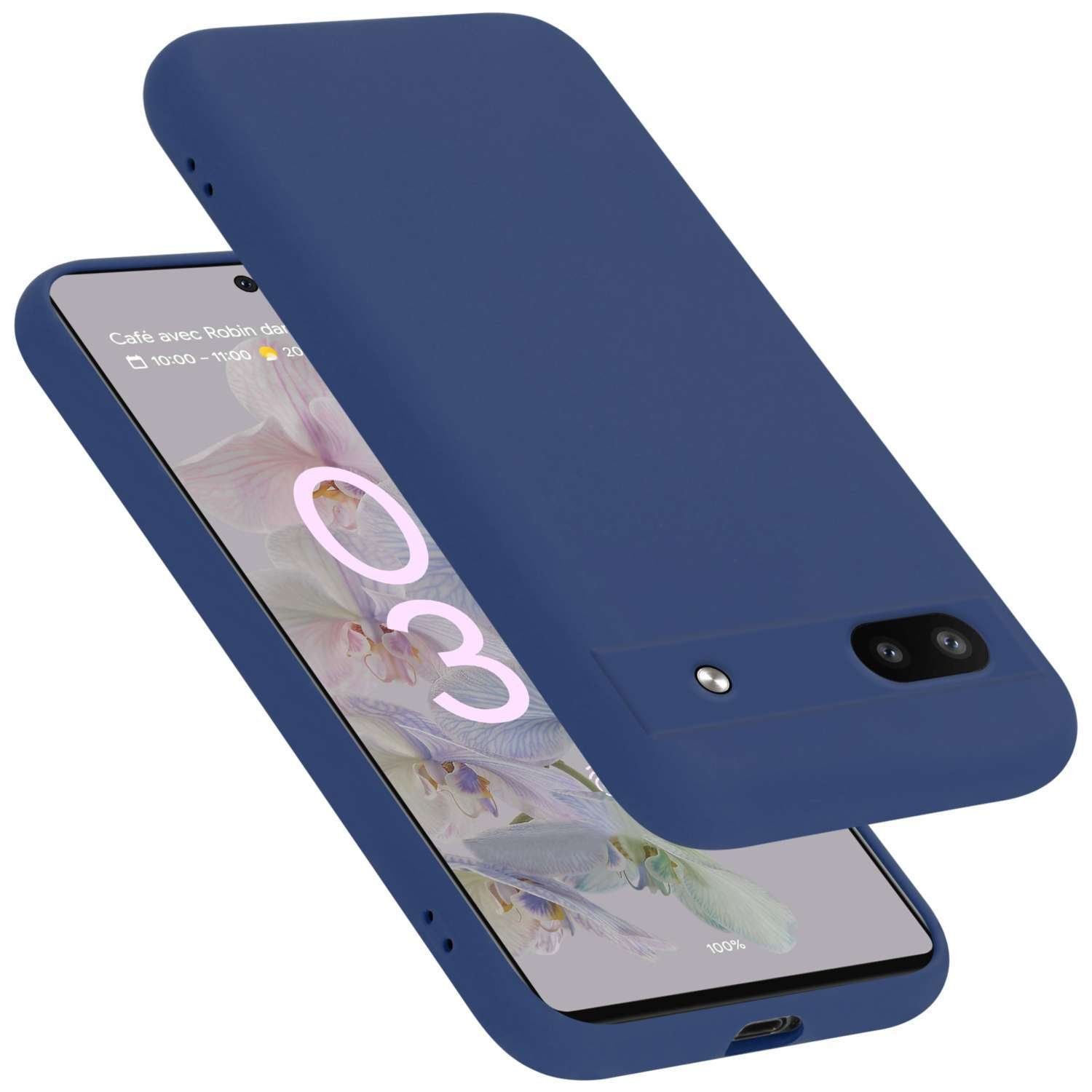 Cadorabo Handyhülle für Google PIXEL 6A Hülle Google PIXEL 6A, Flexible Hülle TPU Silikon Schutzhülle Back Cover Case