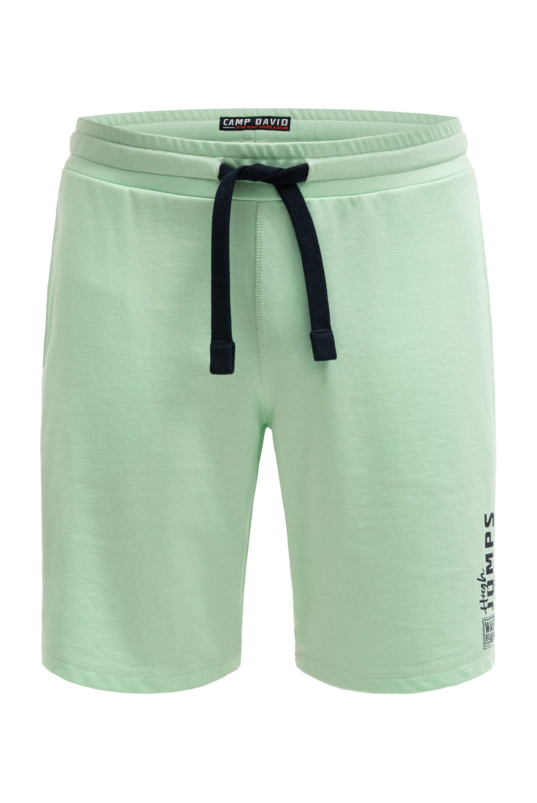 CAMP DAVID Sweatshorts mit Elastikbund & seitlichen Taschen