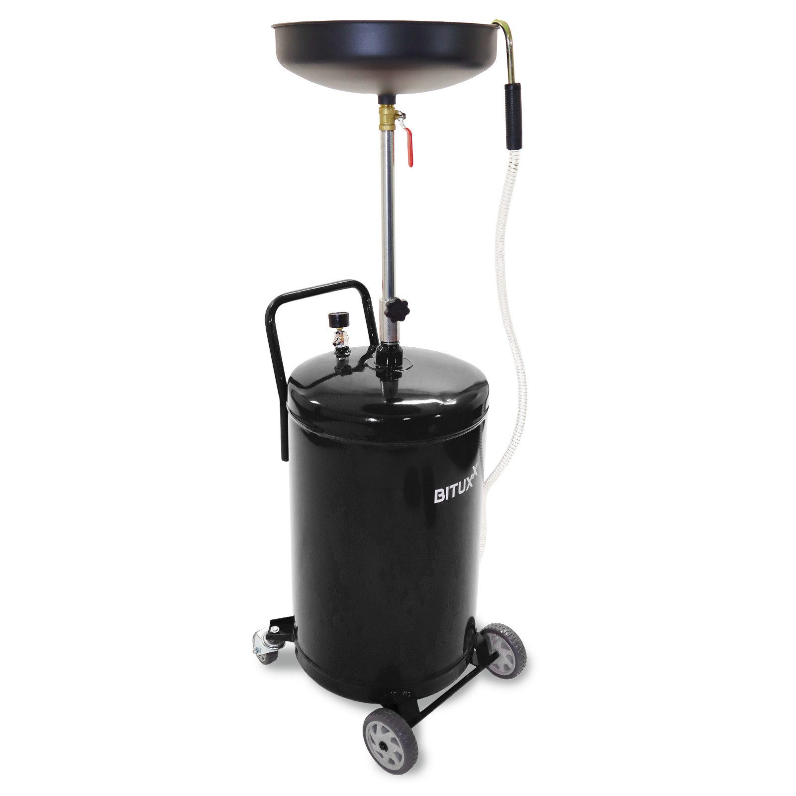 Bituxx Ölauffangwanne Ölauffangwagen 80L Schwarz, 80 l, (MS-19651)