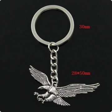 Ware aus aller Welt Schlüsselanhänger USA Adler - silberfarben & bronzefarben Taschenanhänger