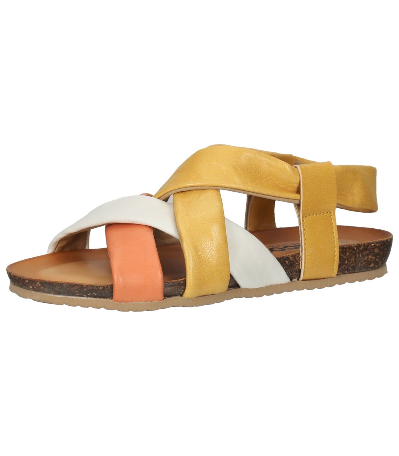 IGI & CO Sandalen Leder Riemchensandalette Weiß Orange