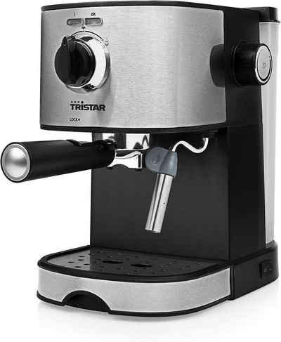 Tristar Espressomaschine CM-2275 Espressomachine Espresso Automat Barista Siebträgermachine, Milchschaumdüse