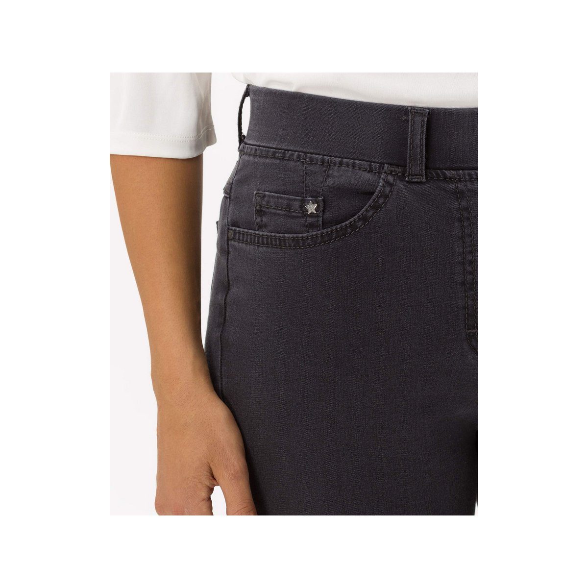 Brax 5-Pocket-Jeans anthrazit (1-tlg)