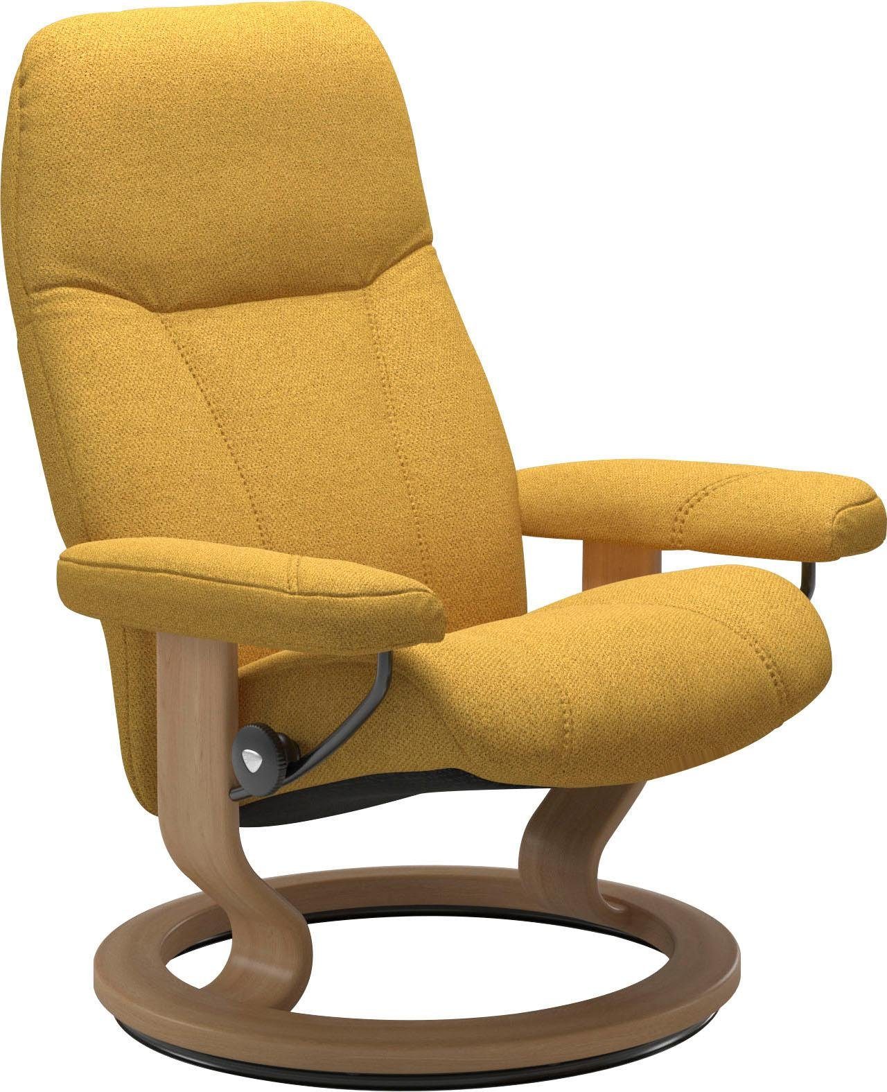 Stressless® Relaxsessel Consul, mit Classic Base, Größe M, Gestell Eiche | Funktionssessel