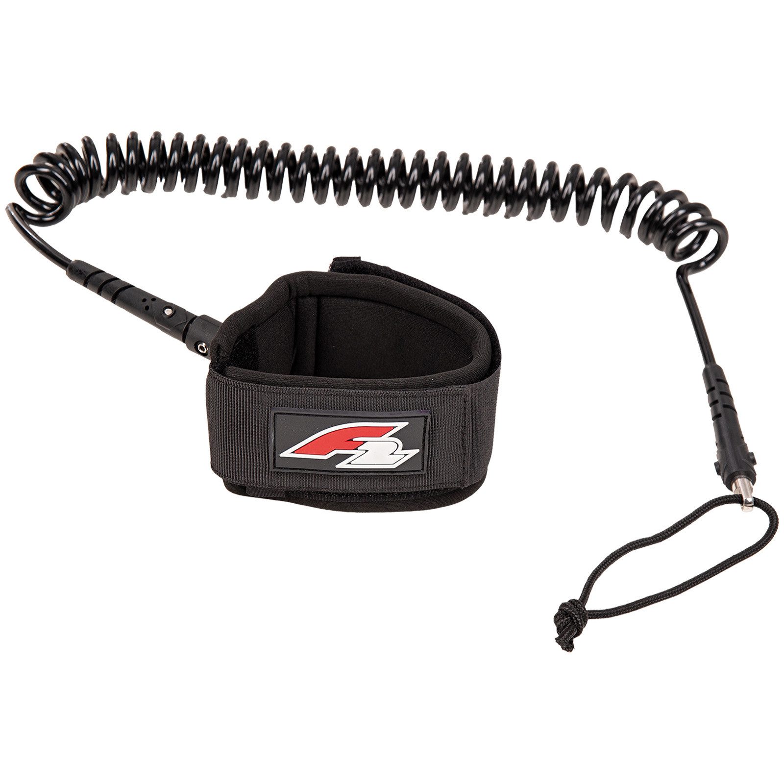 F2 SUP-Leash F2 Stand Up Paddling Leash Fuß Coiled Leash Schwarz 2024/25