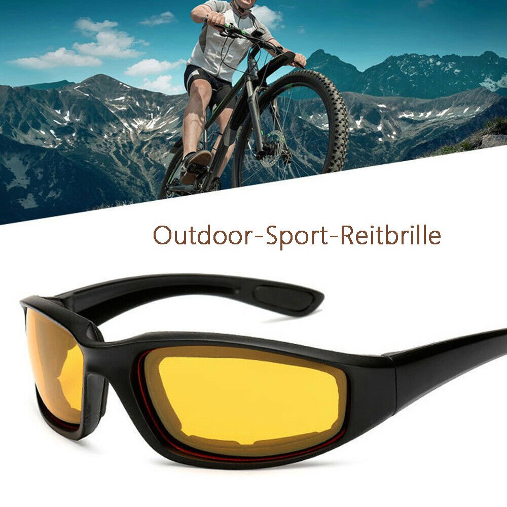 FANNOU Fahrradbrille, (3-St), Sportbrille Fahrradbrille, Windresistente Schutzbrille für den Sport