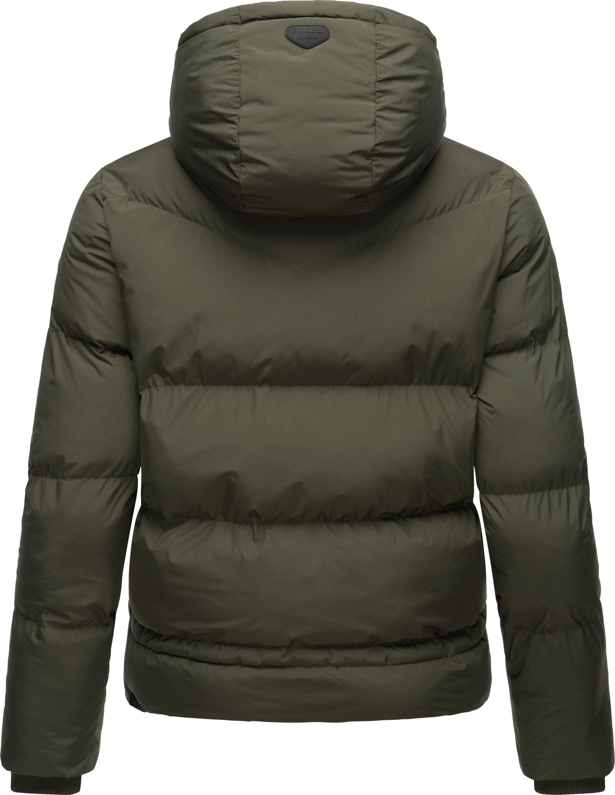 Ragwear Steppjacke Briony Wasserdichte Damen Winterjacke mit Kapuze