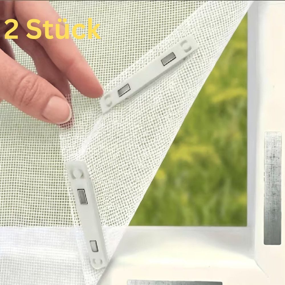 Montegoni Fliegengitter-Gewebe Magnet Fliegengitter Fenster zuschneidbar Moskitonetz ohne Bohren, (Einzelstück Fenster Netz, 1 Stück Fliegengitter Set), Ohne Bohren, magnetisch zuschneidbar, luftdurchlässig
