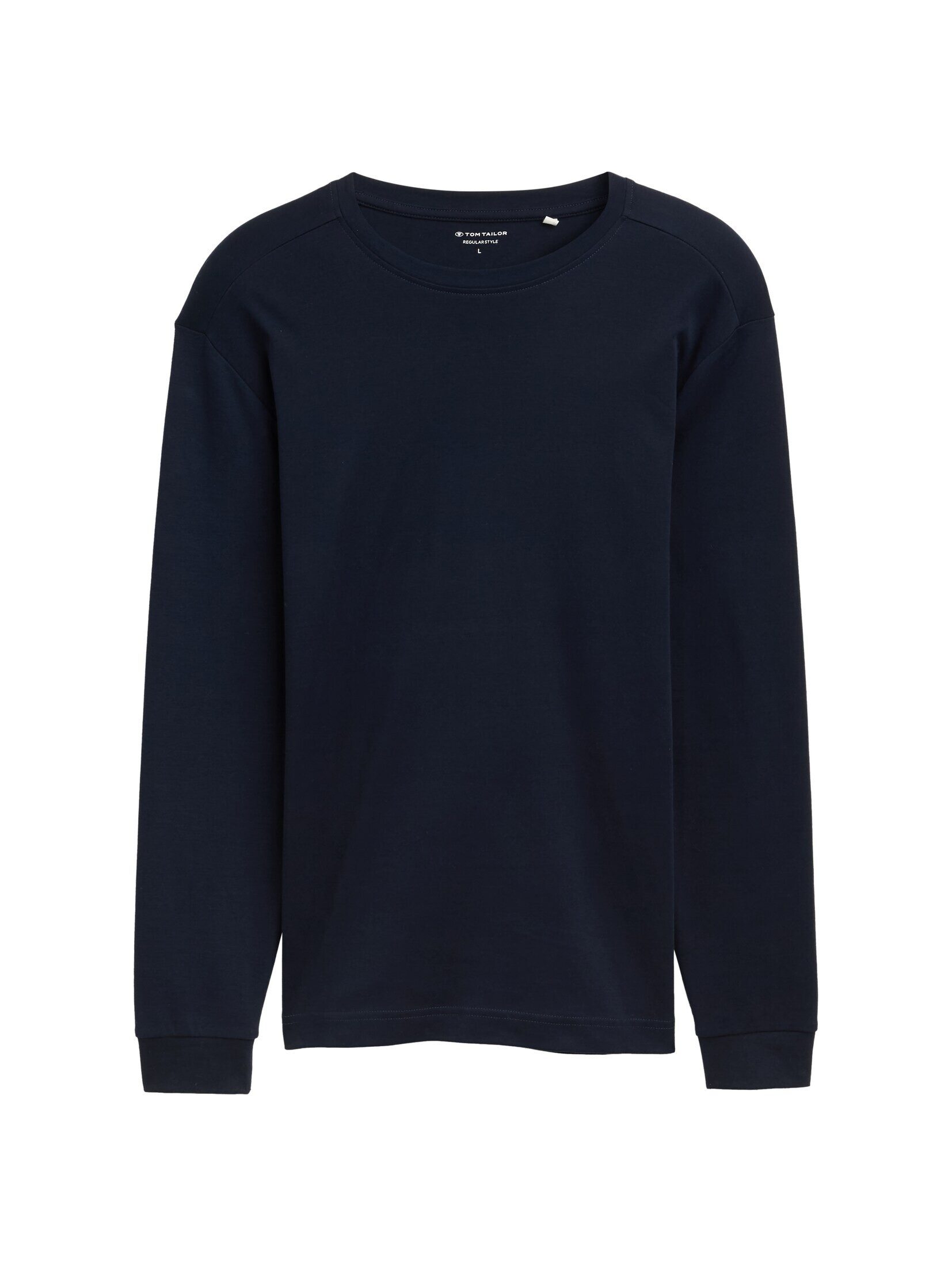 TOM TAILOR Langarmshirt Langarmshirt aus Baumwolle günstig online kaufen
