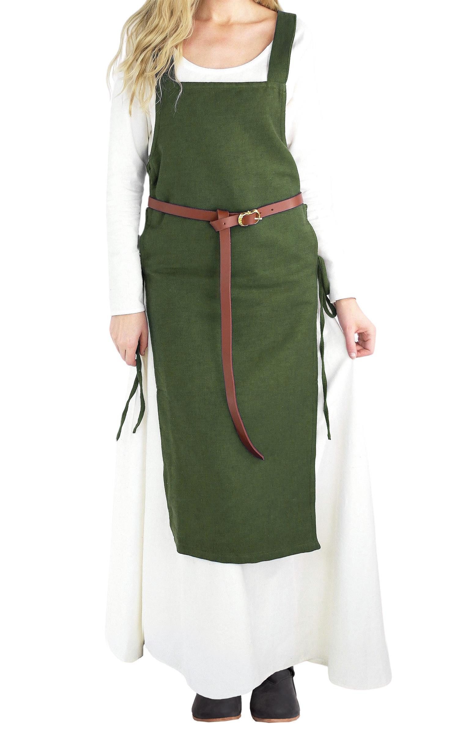 Wikinger-Kostüm Überkleid "Aleiga" mit breiten Trägern