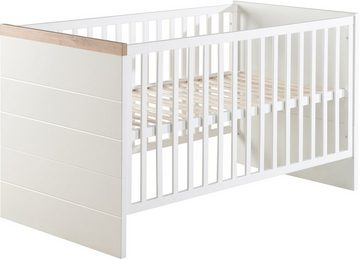 roba® Babymöbel-Set Nele, (Spar-Set, 2-St., Kinderbett, Wickelkommode), mit Kinderbett & Wickelkommode; Made in Europe