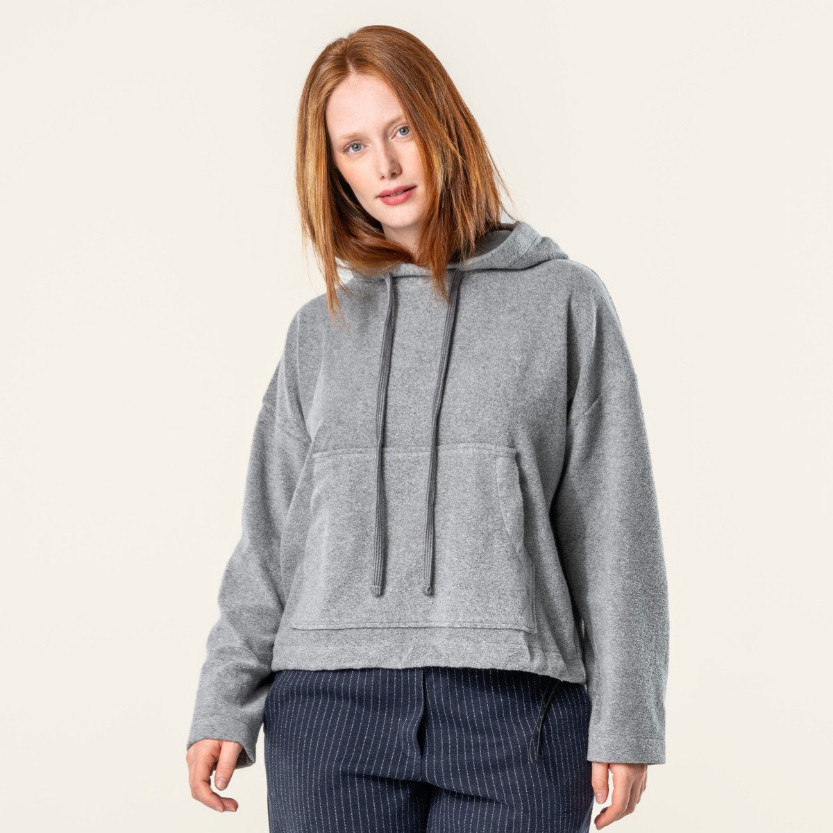 LIVING CRAFTS Kapuzenpullover SEALY GOTS zertifiziert