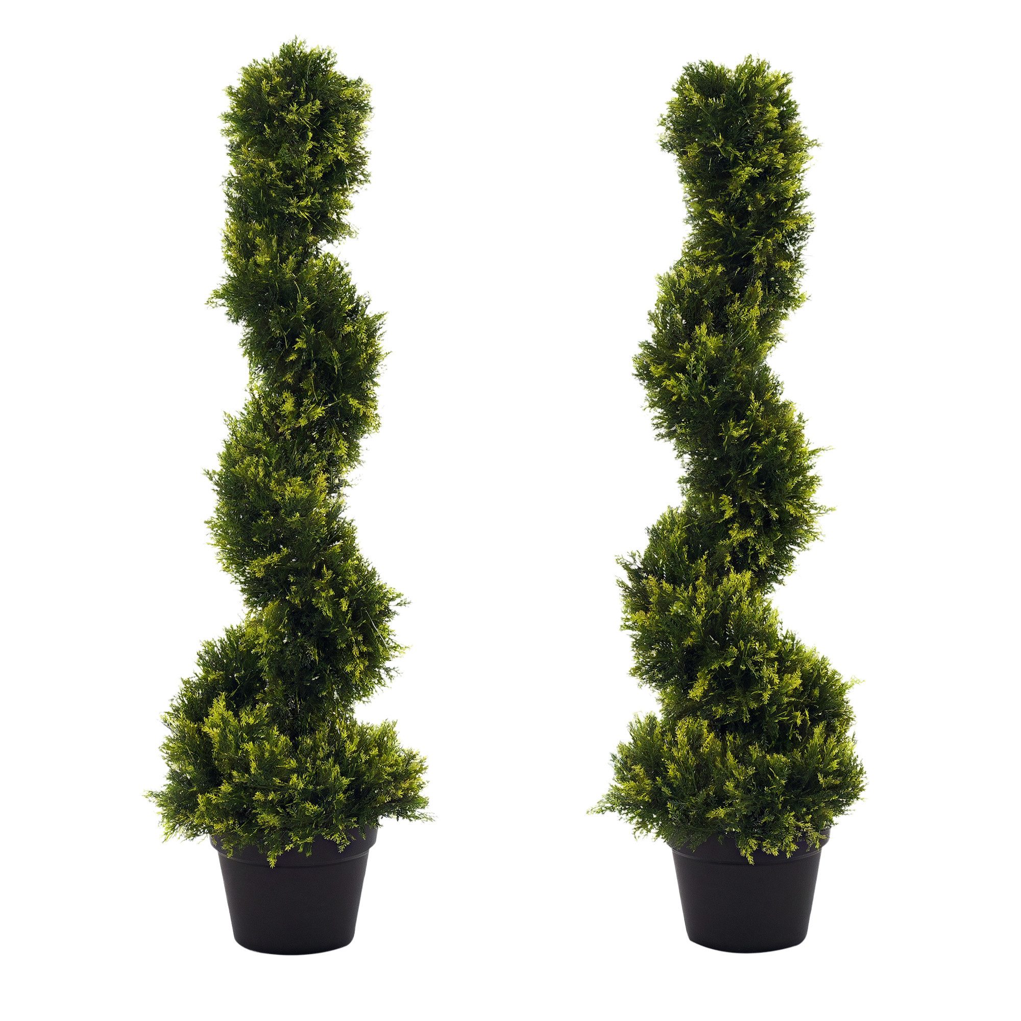 Kunstpflanze 2er Set künstliche Zedernbaum groß 90 cm im Topf Zeder, Outsun günstig online kaufen