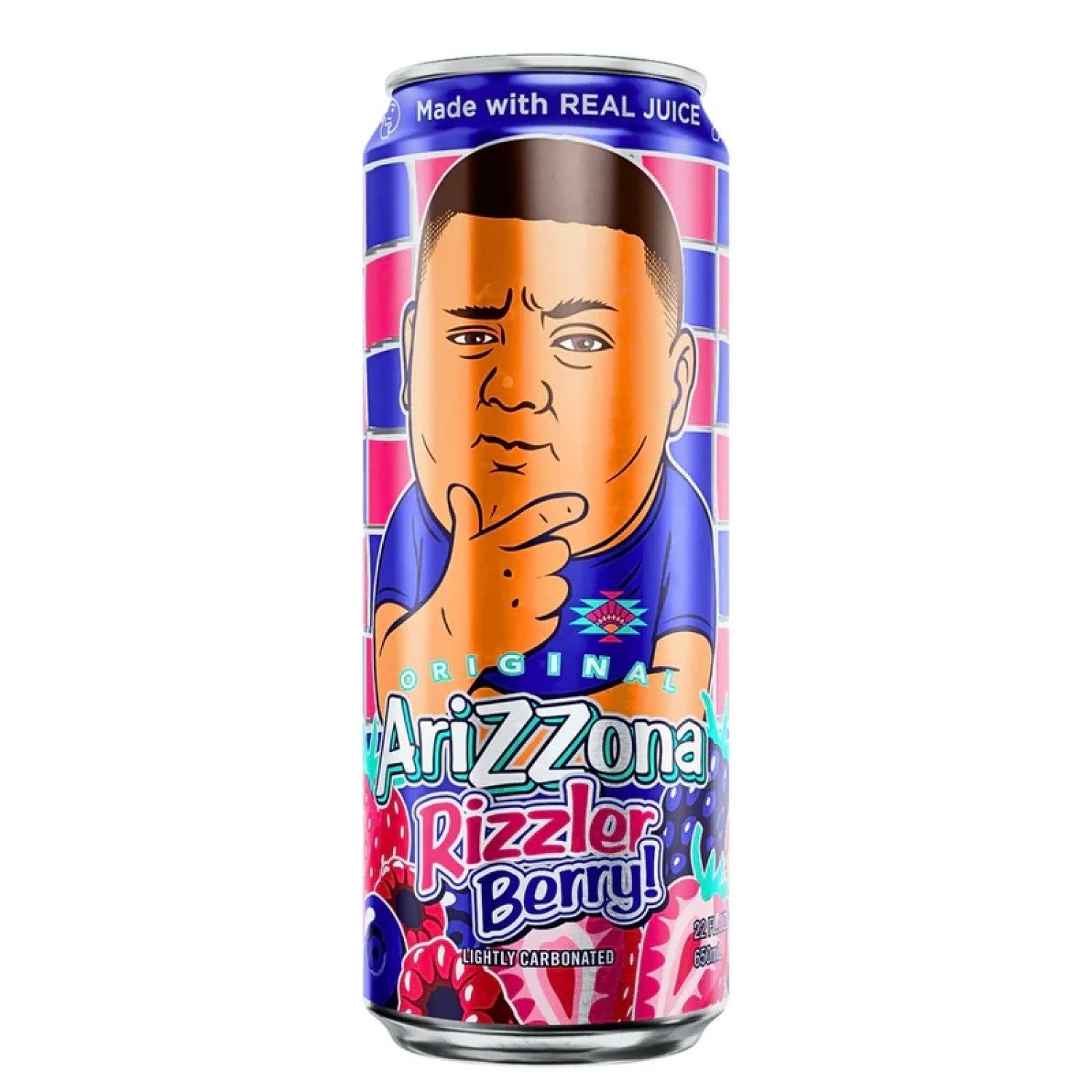 AriZona Softgetränk Rizzler Berry, 24 x 650 ml, mit DPG Pfand