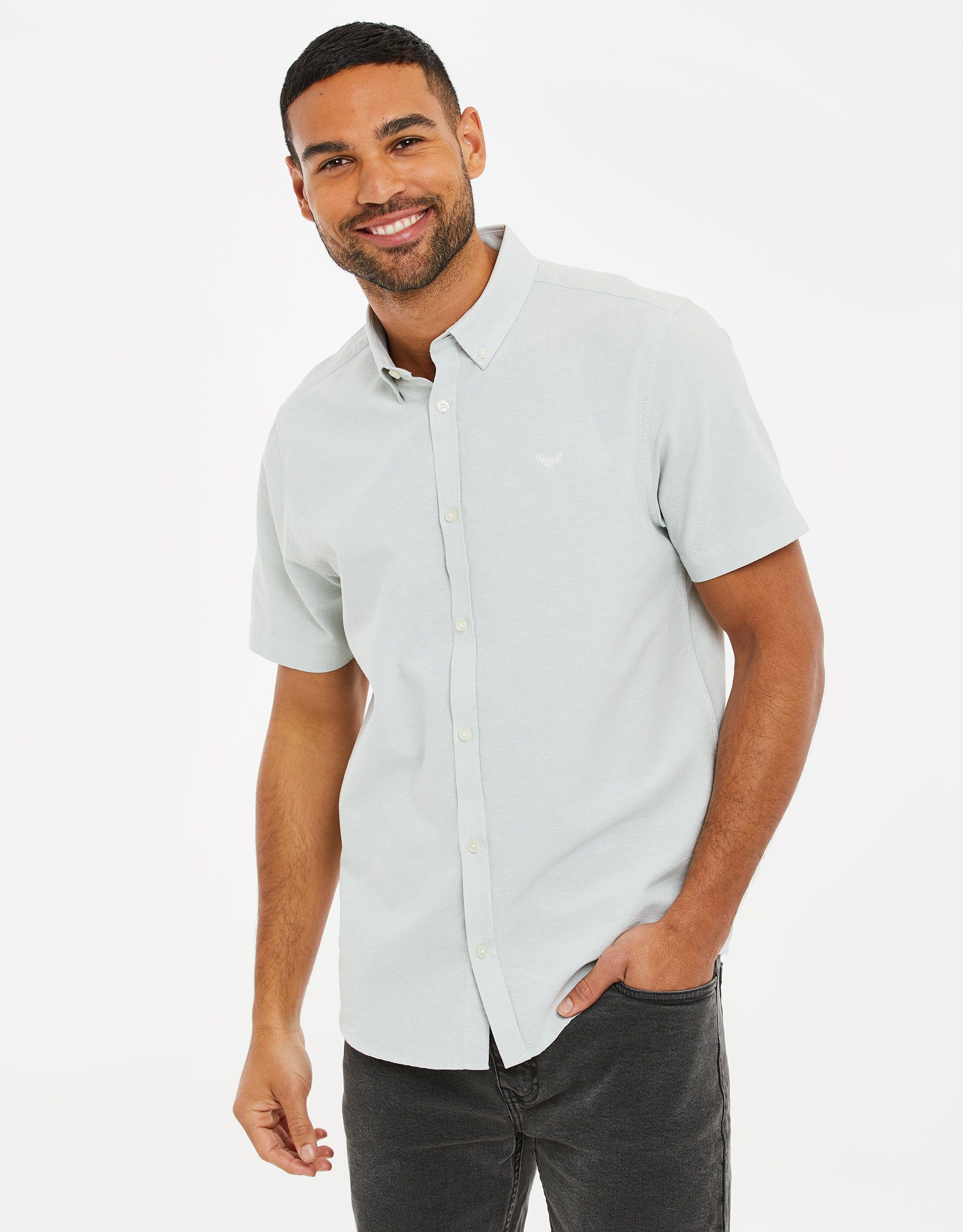 Threadbare Kurzarmhemd THBInferno Sage - salbeigrün | Hemden
