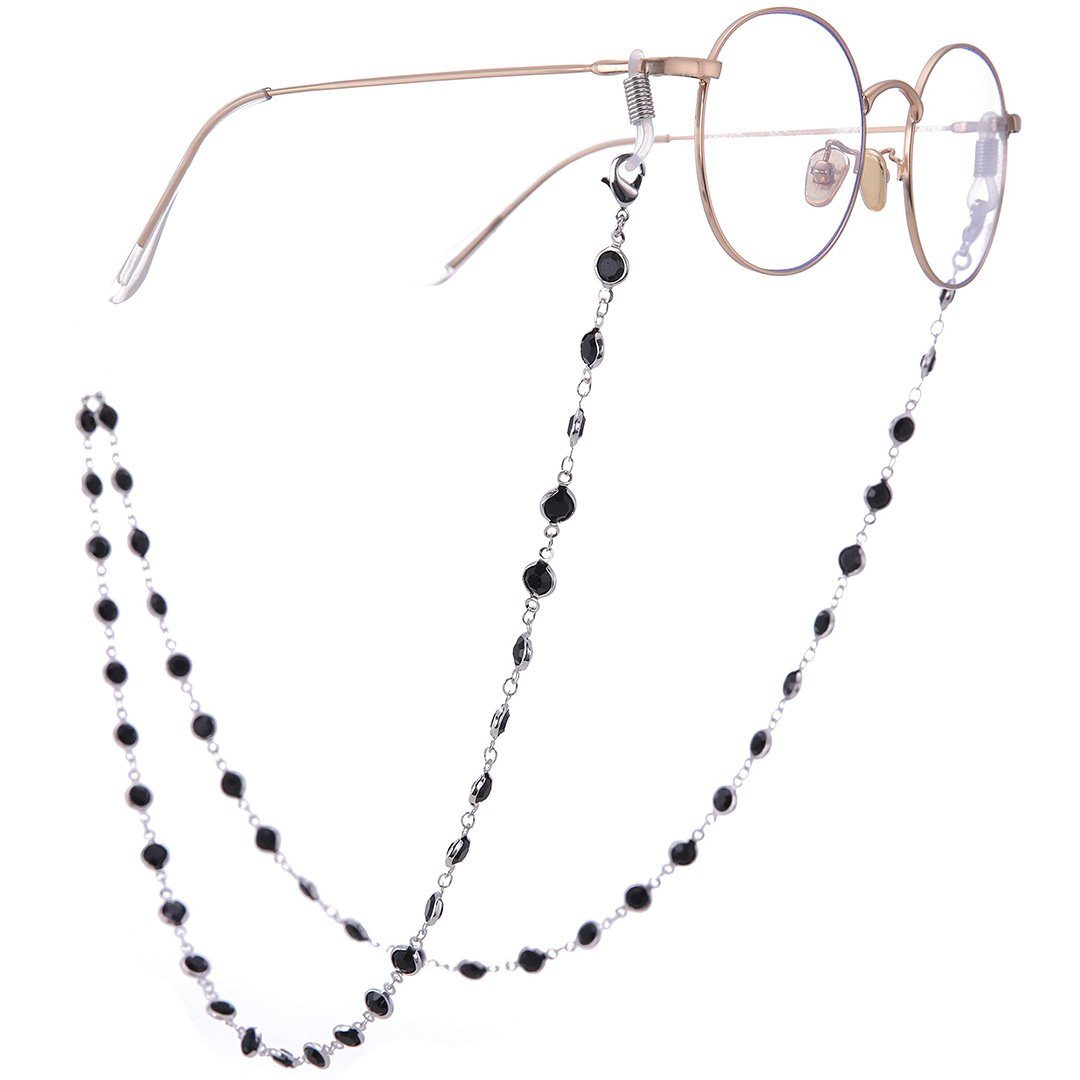 BEARSU Brillenkette »Glänzende Strass-Brillenkettenhalter für Frauen, lange  Halskette, Sonnenbrillenkordel« online kaufen | OTTO