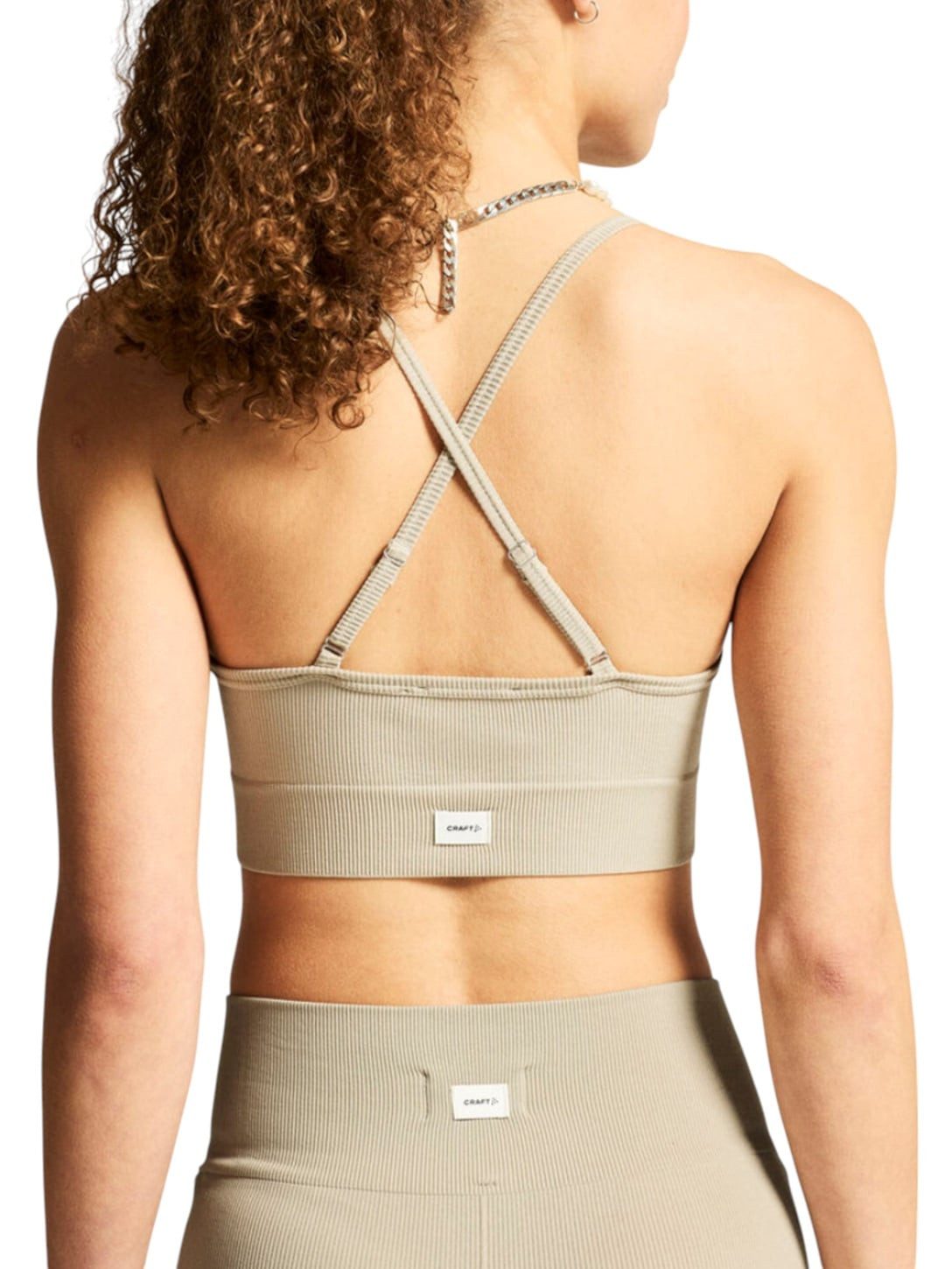 Craft Sport-BH Collective Rib Strap Sports Bra (Rippenstruktur, elastisches Material)