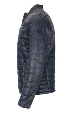 bugatti Lederjacke Men-101/M Echtleder Herren Lederjacke Steppjacke Lammnappa navy