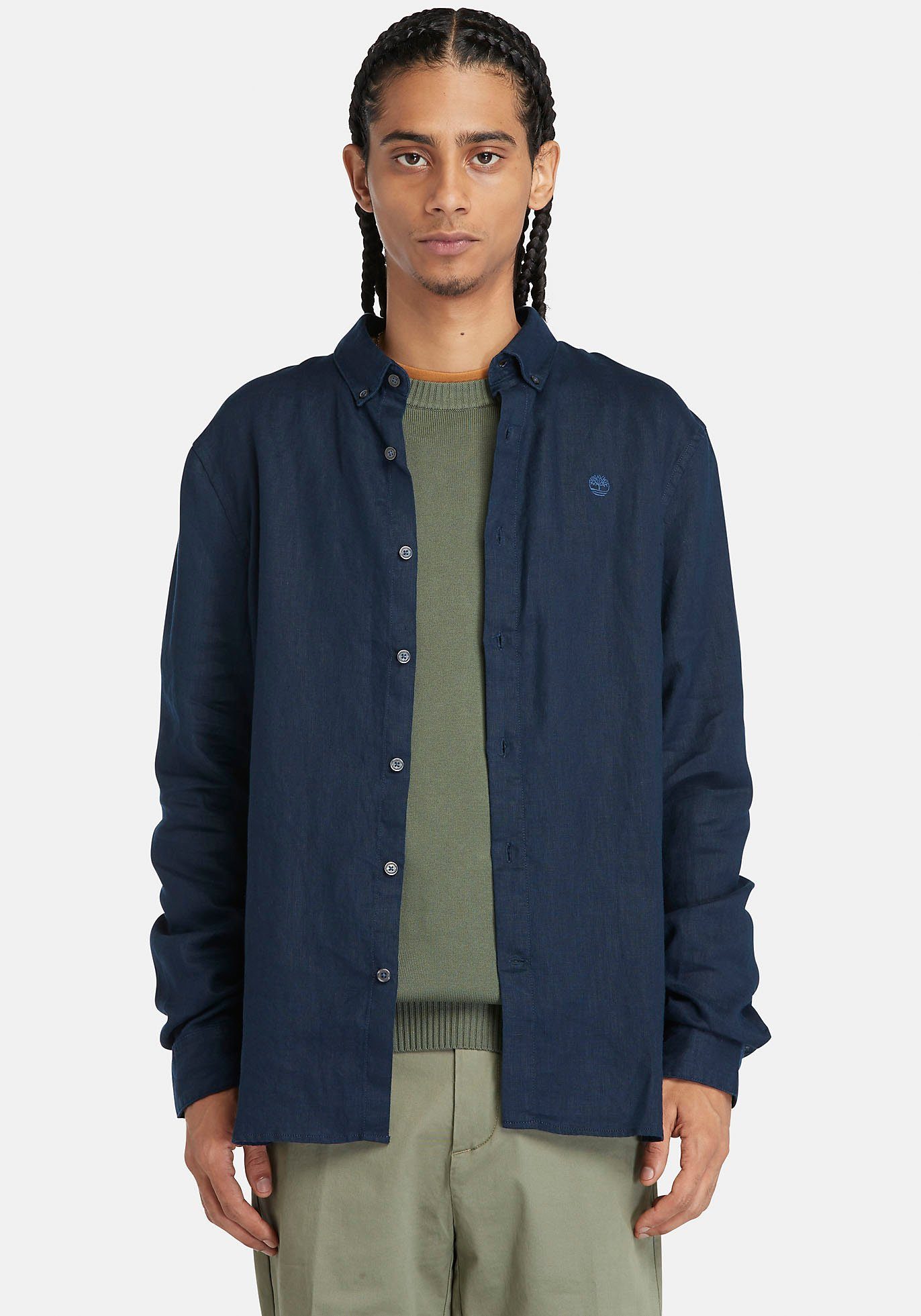 Timberland Langarmhemd MILL BROOK Linen Shirt