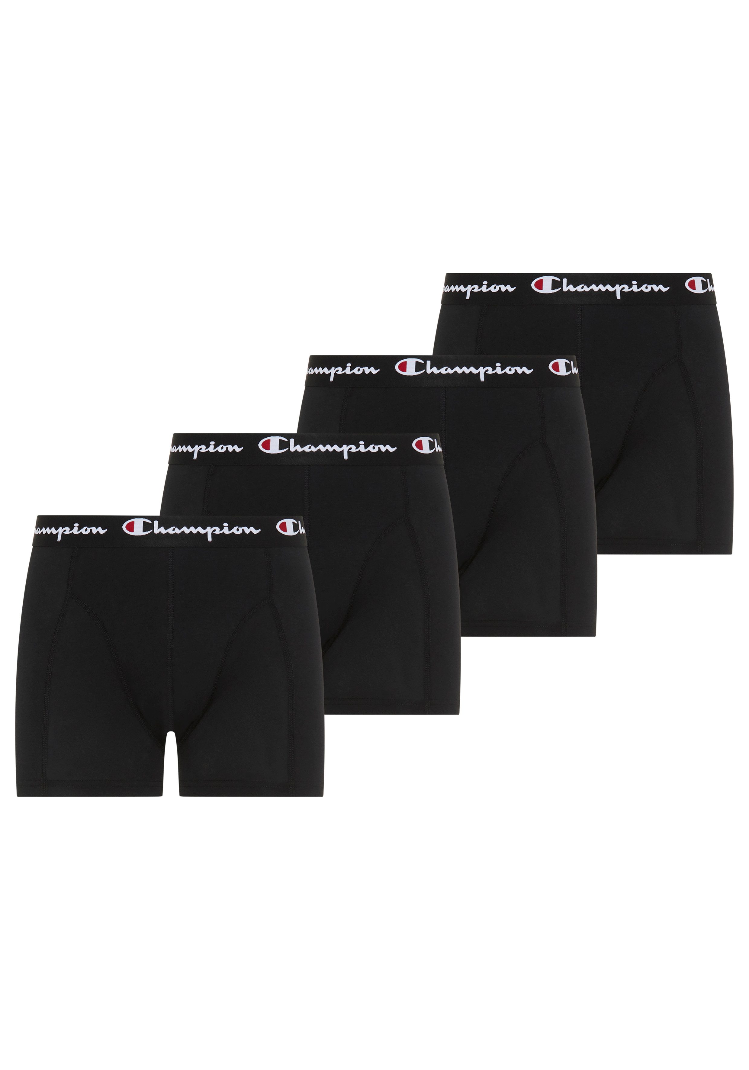 Champion Boxershorts 4 pk Boxer (4-St) sportlicher Stil, bequeme Passform, für Erwachsene