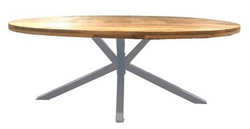SIT Esstisch Tischgestell antiksilber Stahl, Stahl