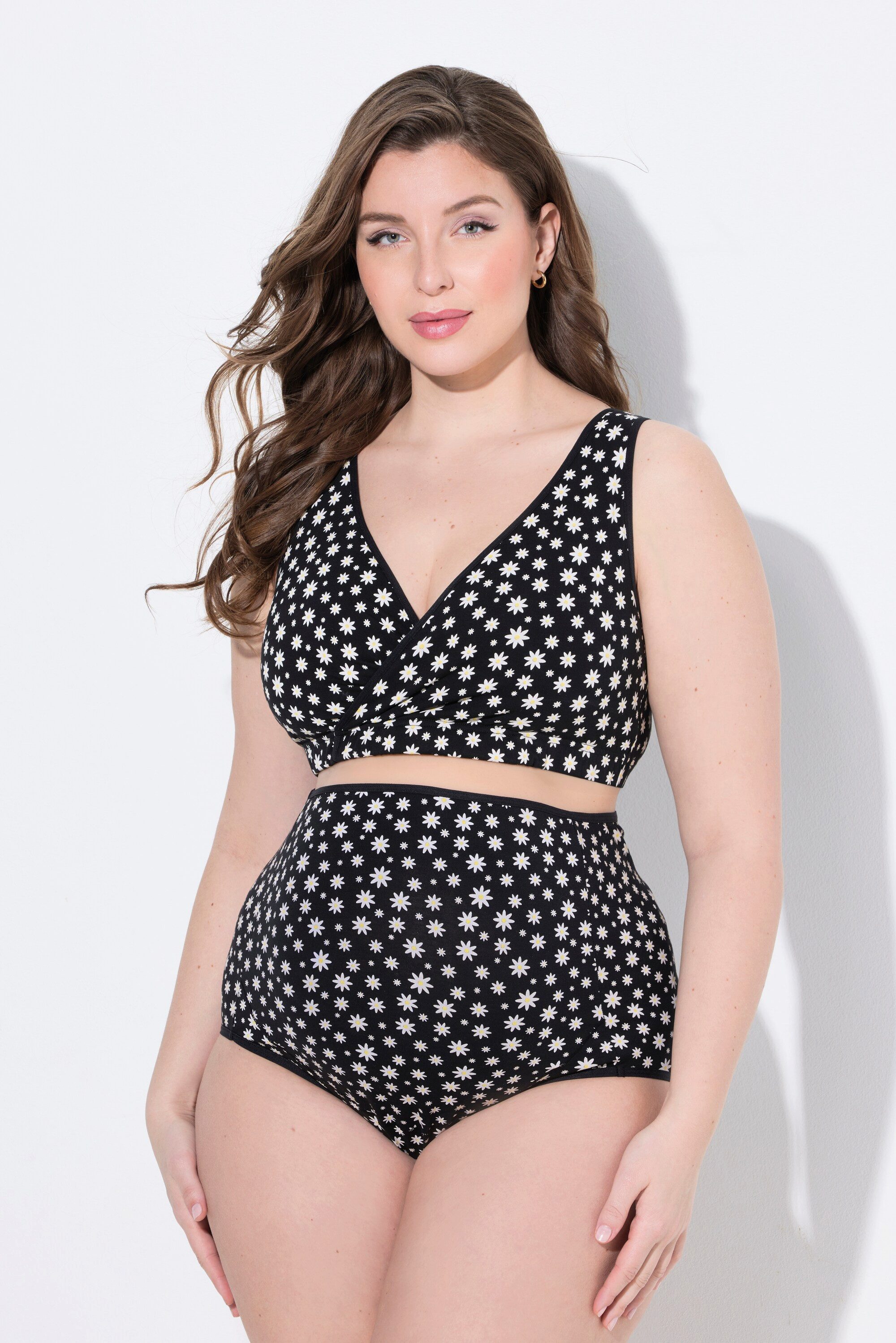 Ulla Popken Bügel-BH Mama-Still-Bustier Muster