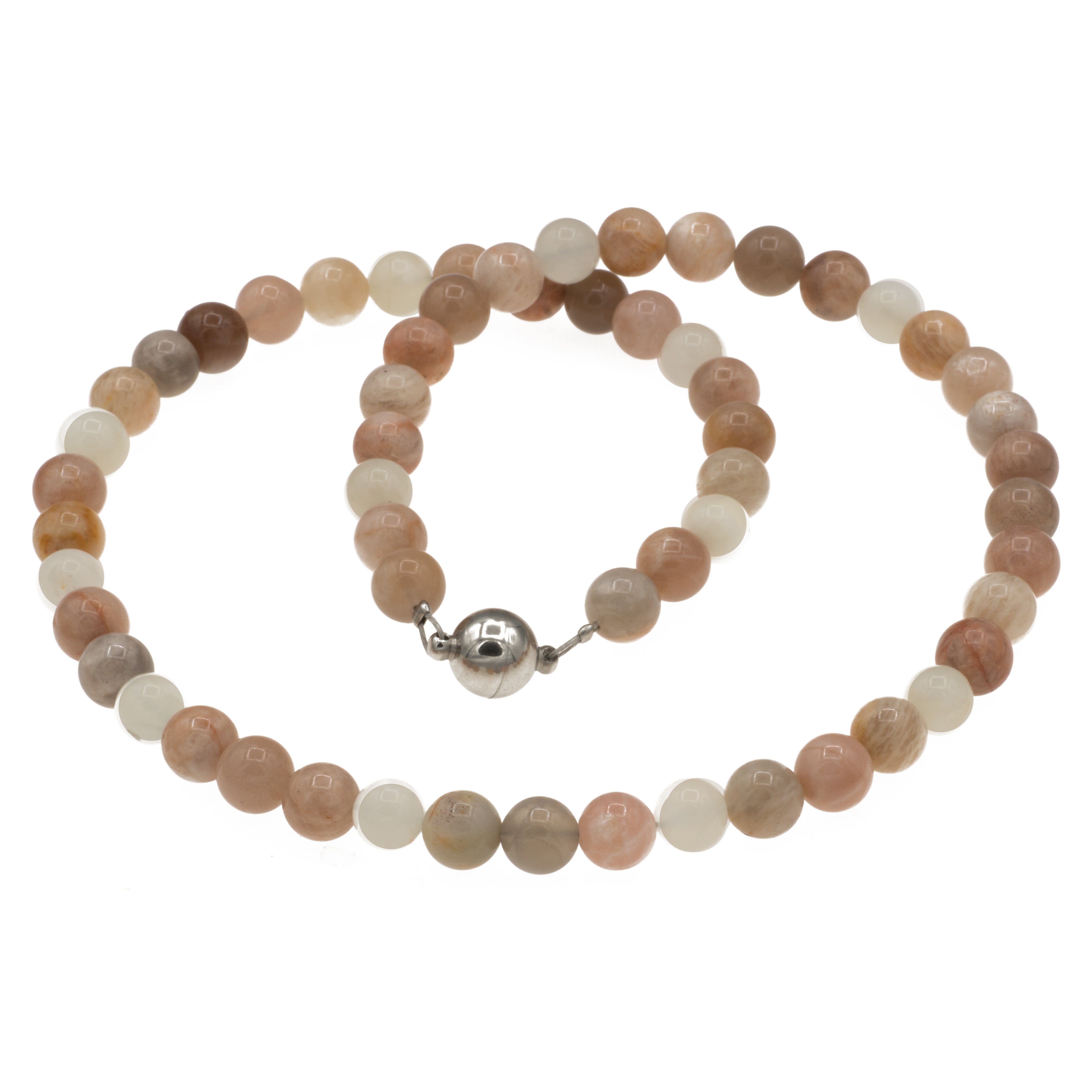 Bella Carina Perlenkette Kette mit Mondstein günstig online kaufen