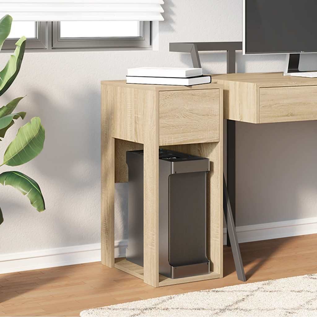 vidaXL Schreibtisch Computerschrank mit Schublade Sonoma-Eiche günstig online kaufen