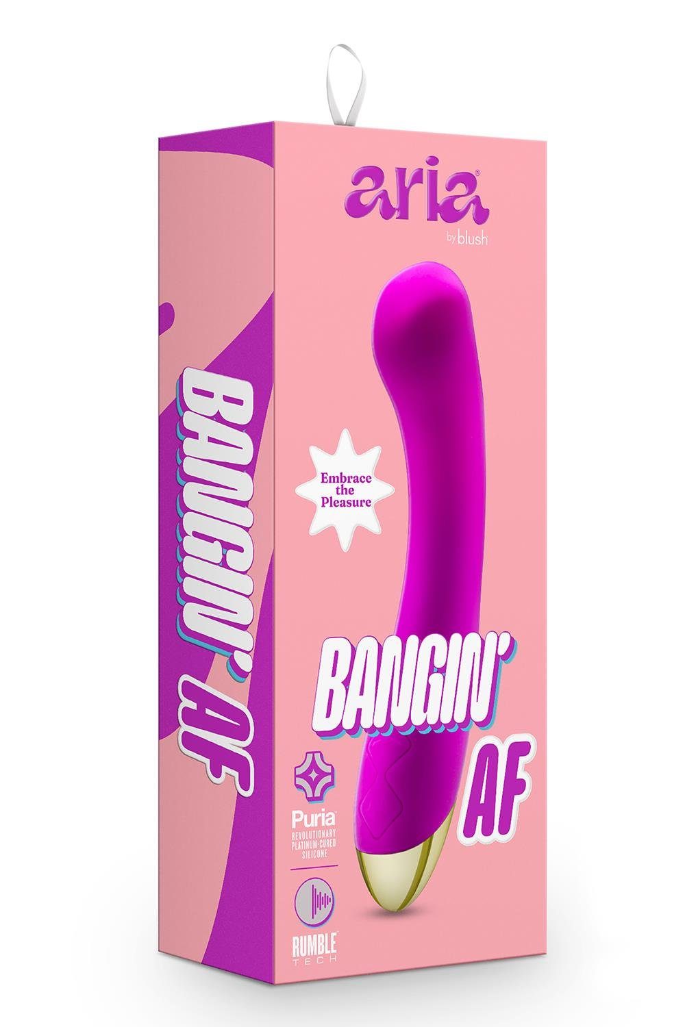 Bangin Aria Purple Af Blush G-Punkt-Vibrator