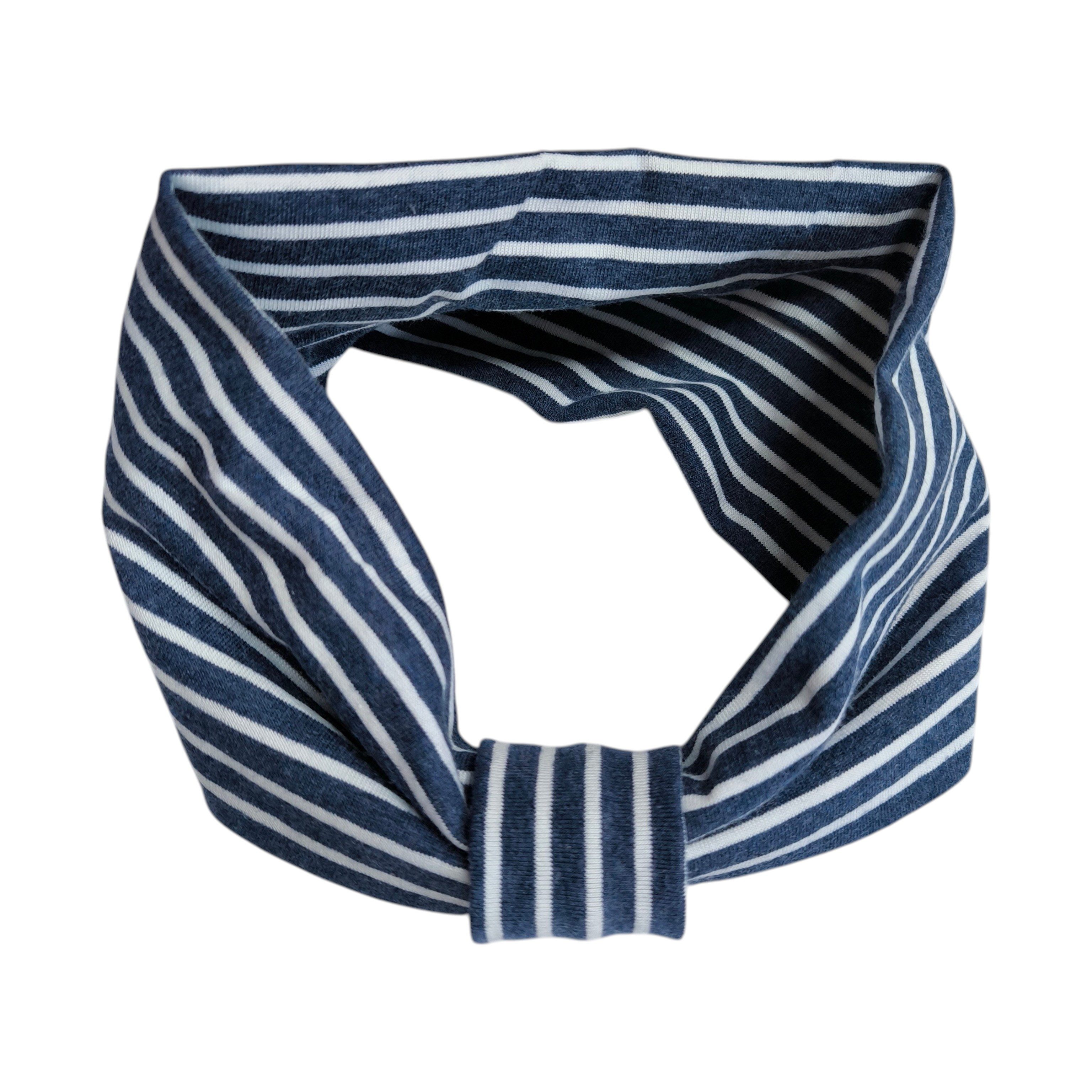 Britta Meier Haarband Stylische Baumwoll-Jersey Haarbänder mit Schlaufe Marke Britta Meier