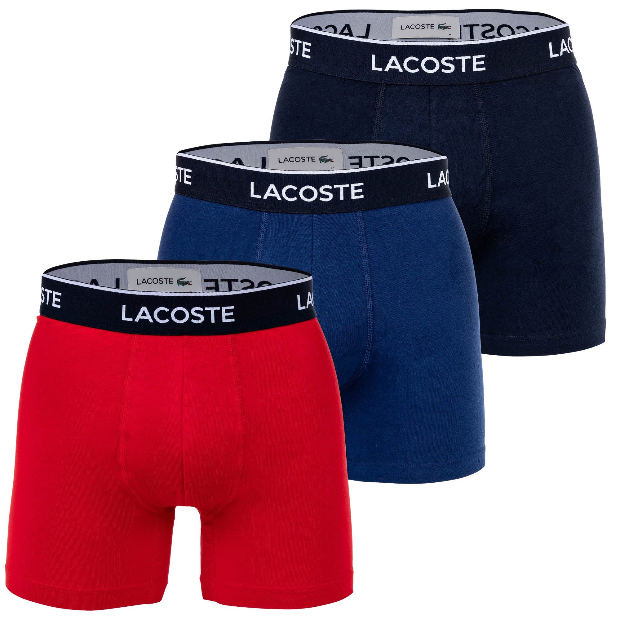 Lacoste Boxer Herren Boxershort 3er Pack Baumwolle (Packung, 3er Pack) günstig online kaufen