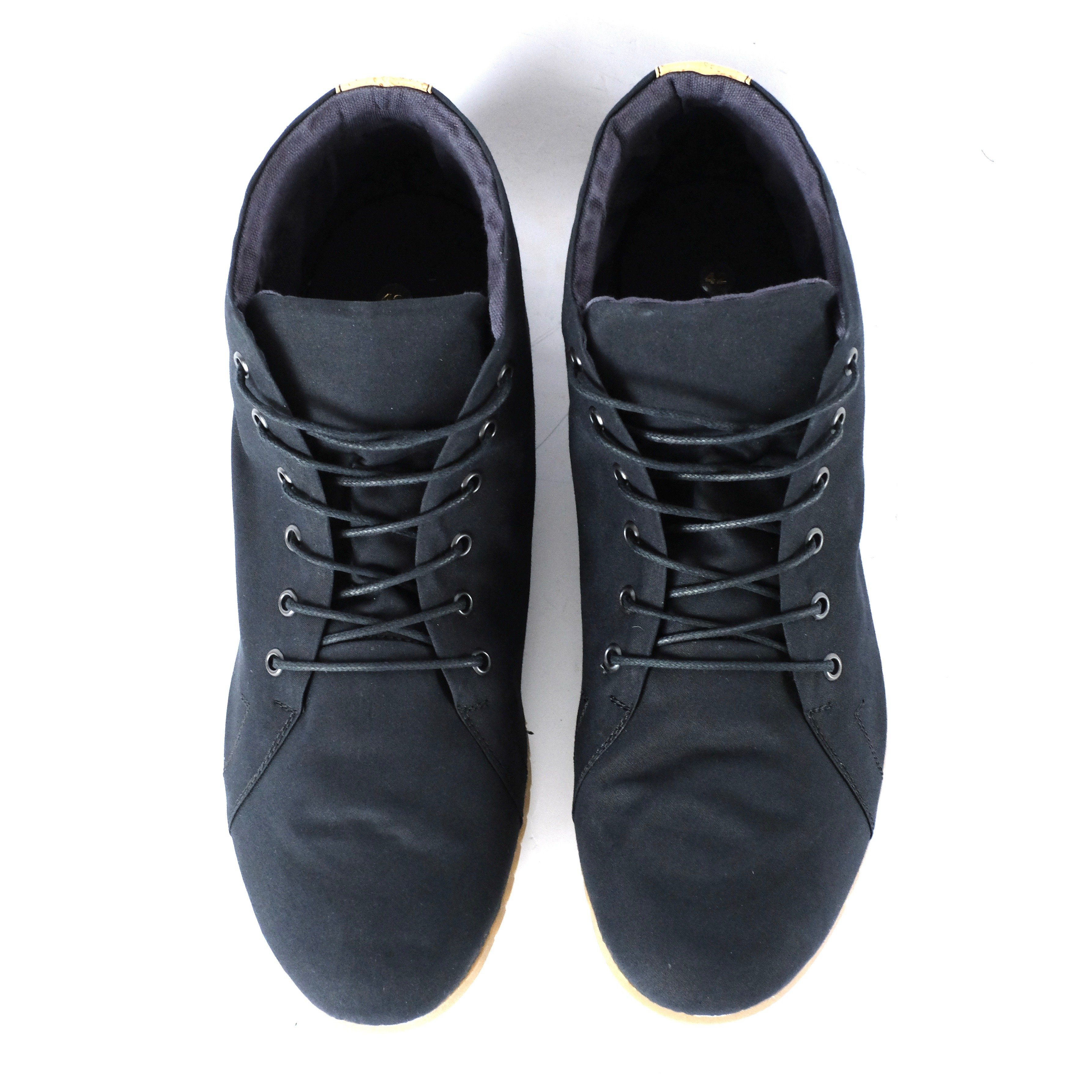 SORBAS '66 All ultraleichte Barfußschuh Sneaker Bio-Baumwolle Black aus
