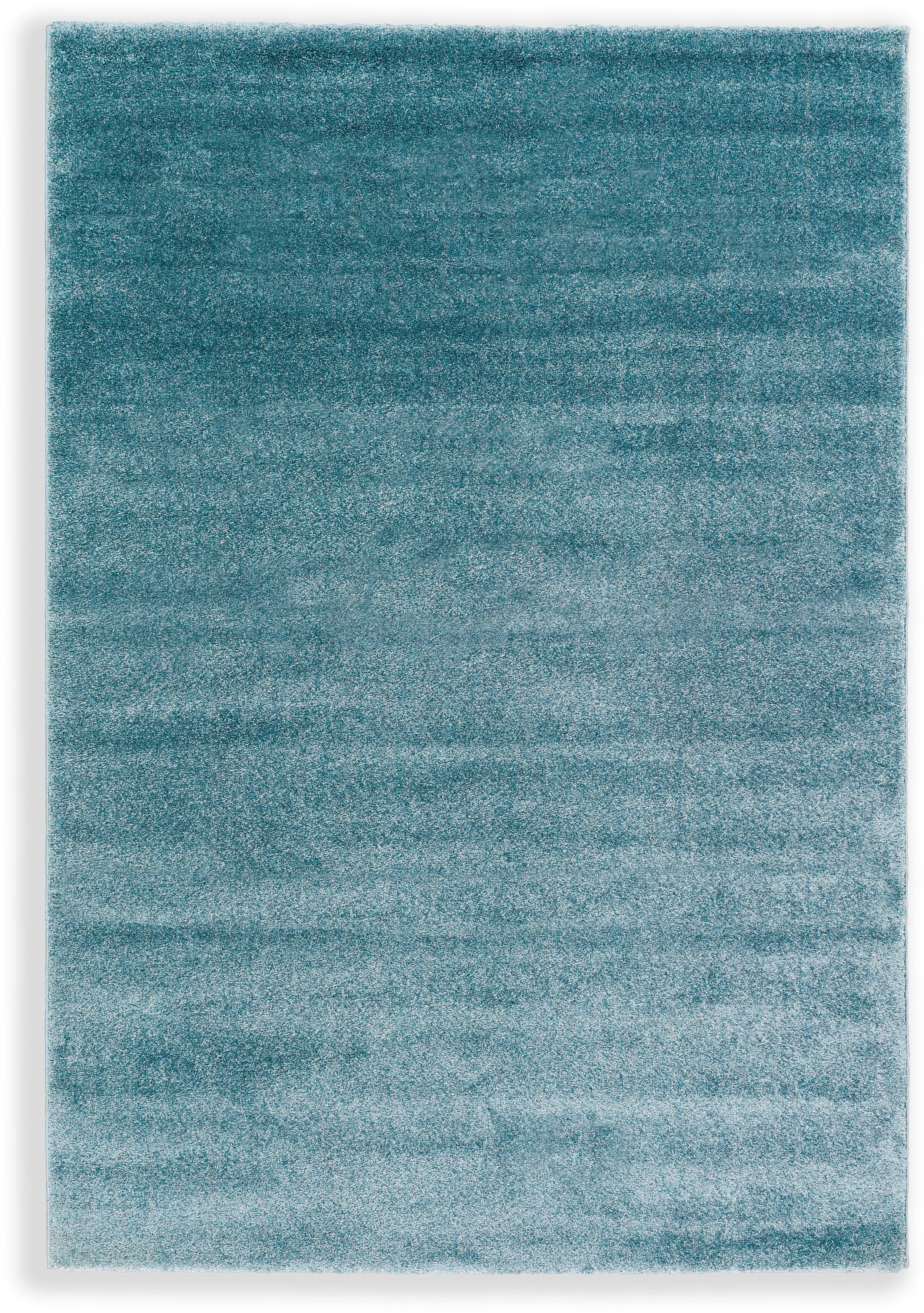 SCHÖNER WOHNEN-Kollektion Teppich Pure 190, rechteckig, Höhe: 21 mm, Wohnzimmer, Schlafzimmer, uni, leichter Glanz, robuster Kurzflor