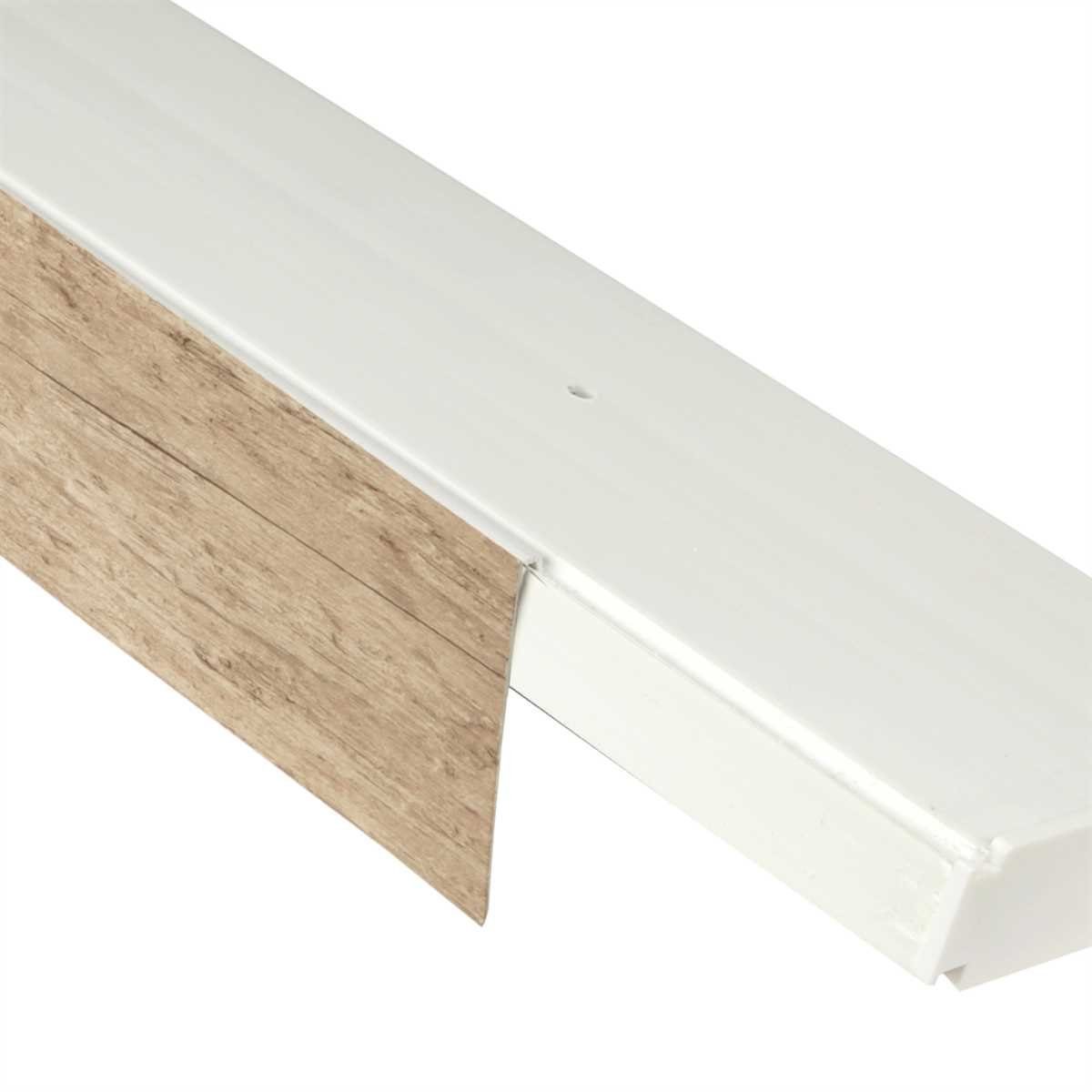 Bestlivings 90 cm Vorhangschiene mit Blende 1 Lauf Sonoma günstig online kaufen