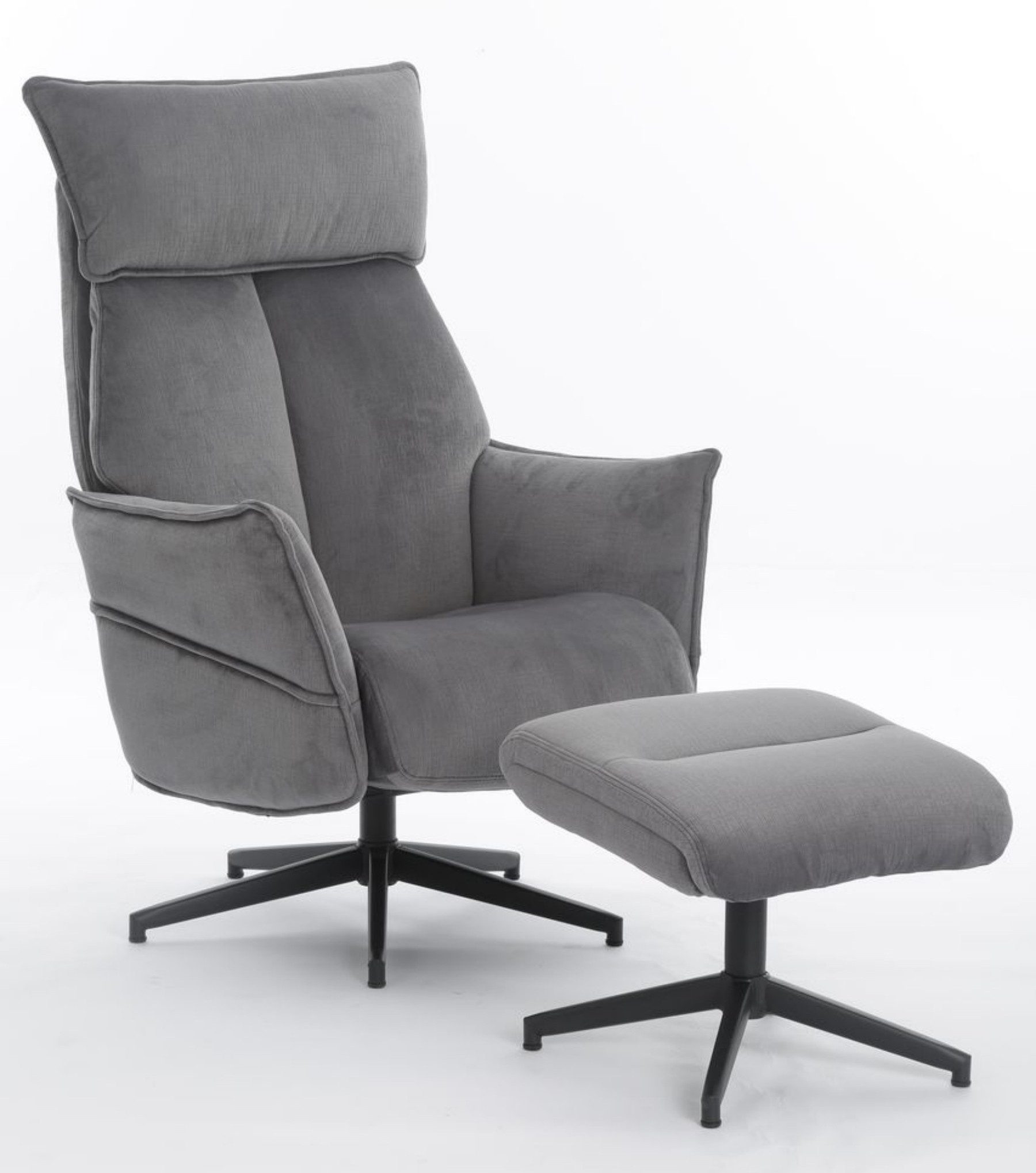 Happy Home Relaxsessel Fernsehsessel Stuhl Liegesessel Gepolsteter Relaxsessel mit Hocker