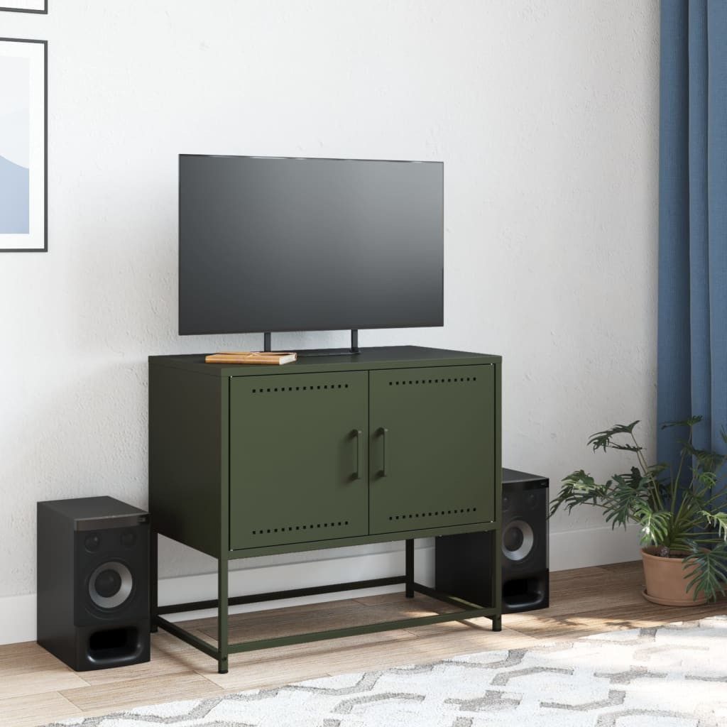 vidaXL TV-Schrank TV-Schrank Olivgrün 68,5x39x60,5 cm günstig online kaufen