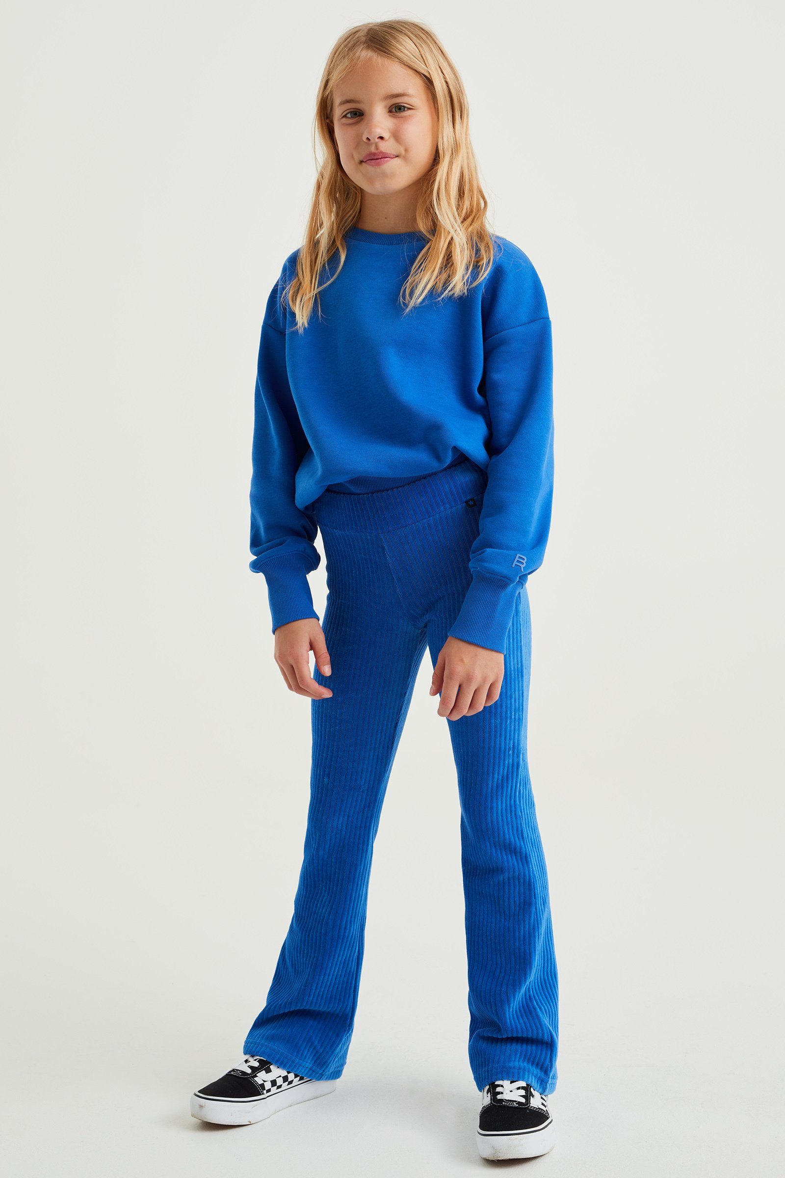 WE Bootcuthose Blau (1-tlg) Fashion