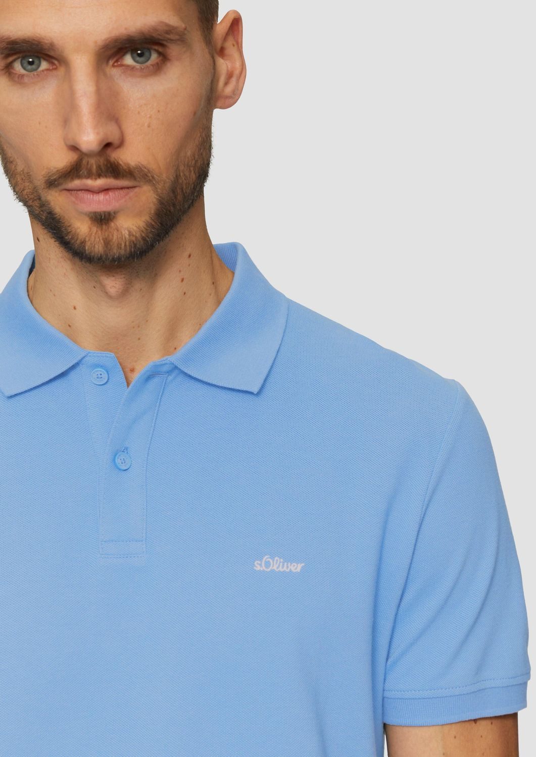 s.Oliver Poloshirt Poloshirt Kragen, Knopfleiste, kurzarm günstig online kaufen