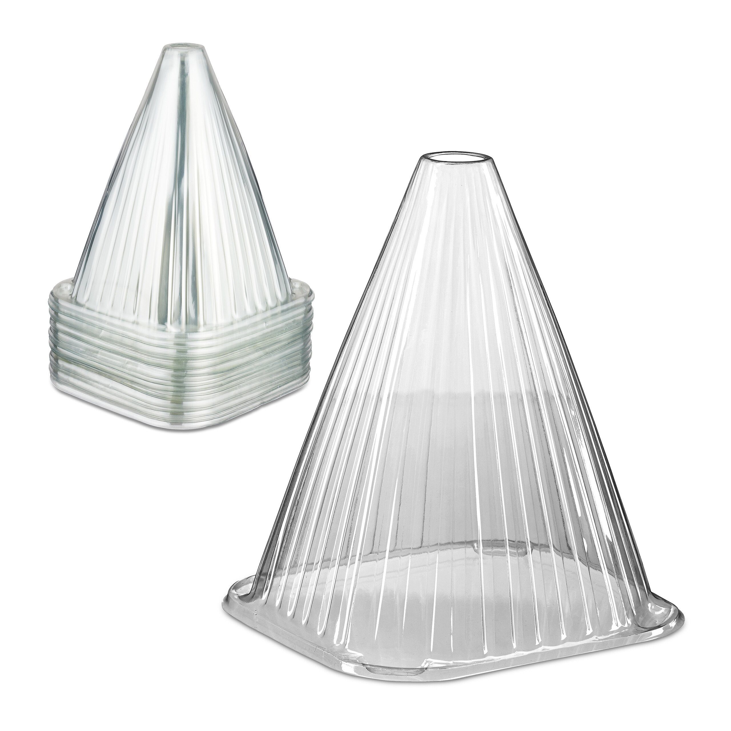 Pflanzenschutzdach Transparenter Pflanzenhut im 80er Set