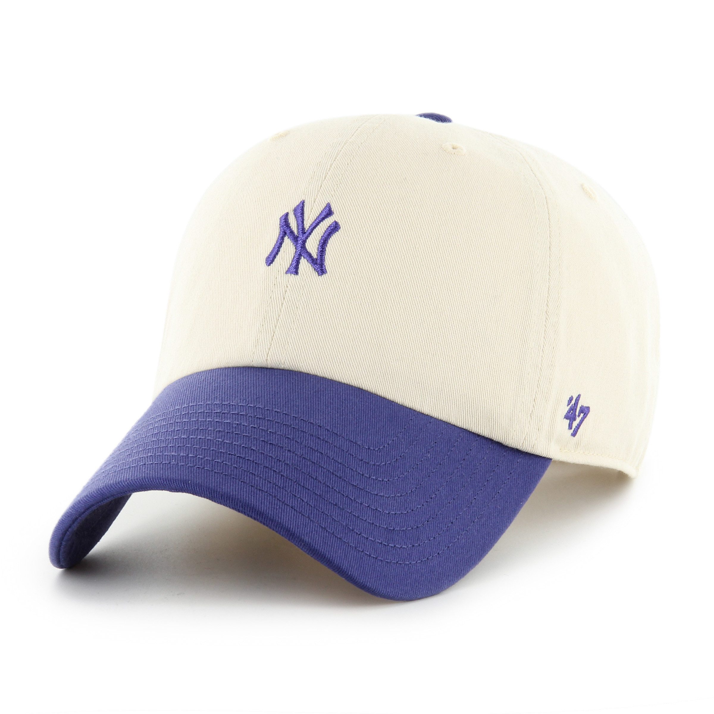 Baseball Cap '47 Brand Cap MLB New York Yankees Base Runner CLEAN UP Natural (NTG)