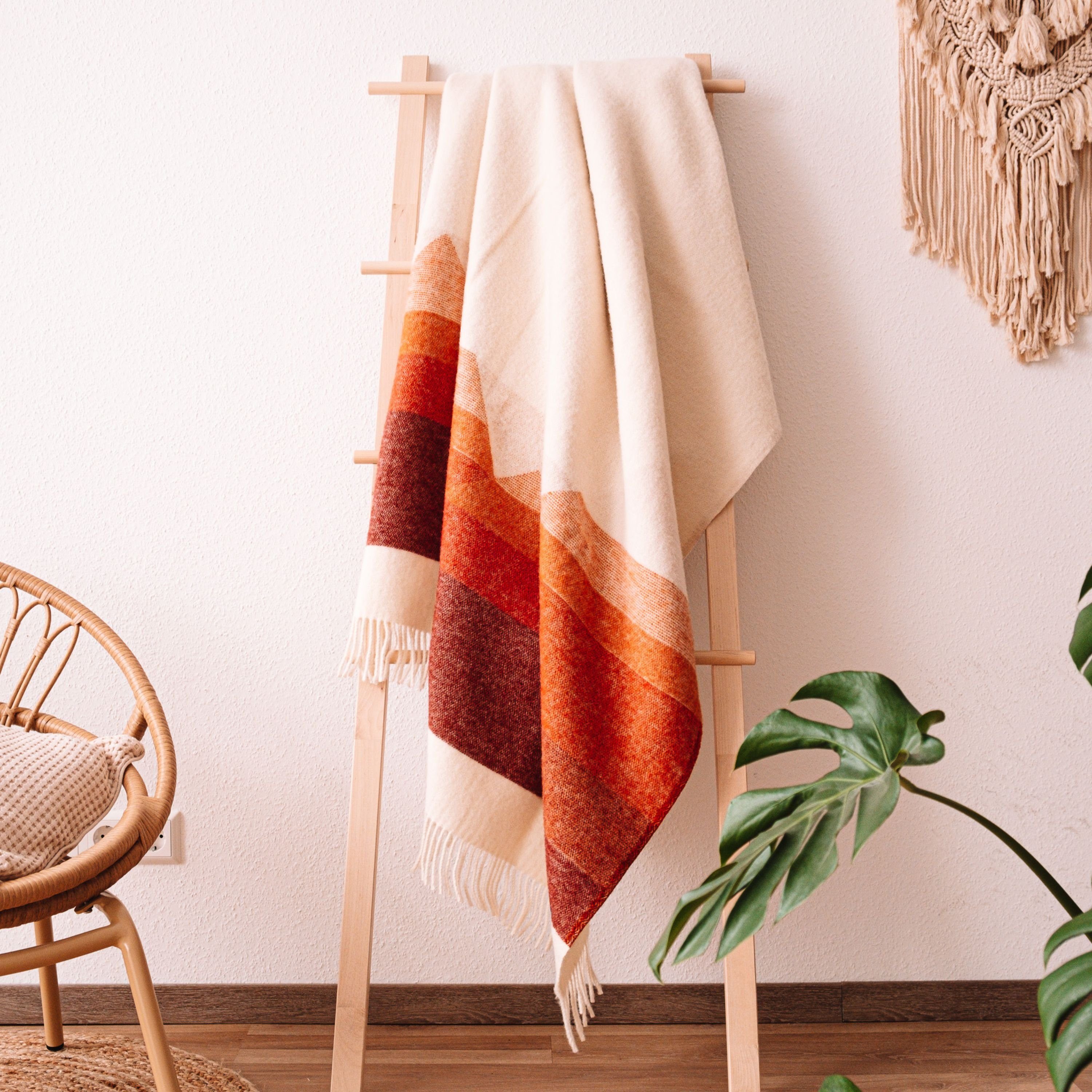 Wohndecke JAVA, Steppenwolle, Nachhaltige Kuscheldecke 130x200cm, Made in E günstig online kaufen