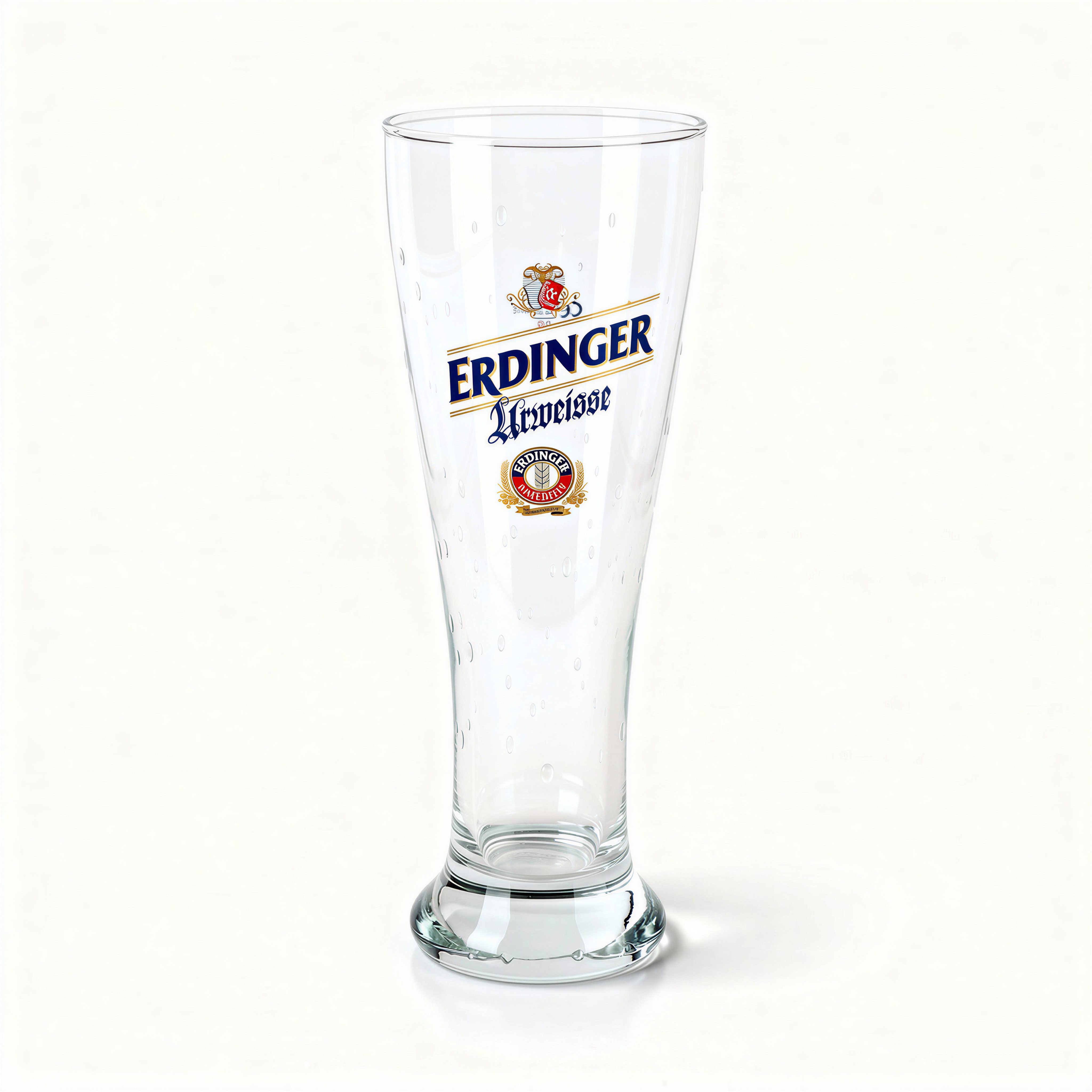 SAHM Bierglas Erdinger Urweiße 0,5l Weizenglas mit Logo–stilvoller Weißbiergenuss, 1-tlg., Perfekte Schaumbildung & Aromafaltung