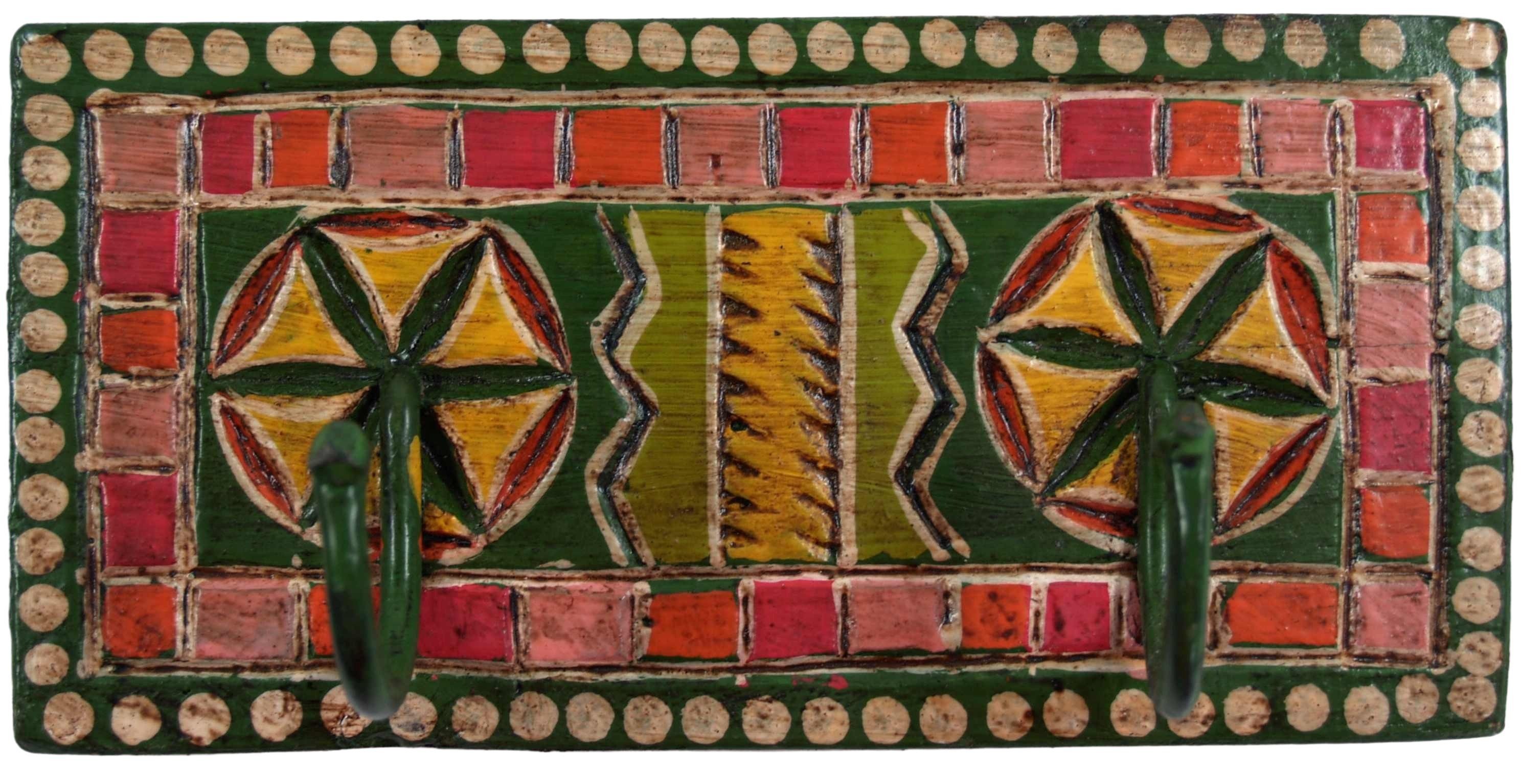Guru-Shop Kleiderhaken Indische Vintage Hakenleiste, Garderobe,.. günstig online kaufen